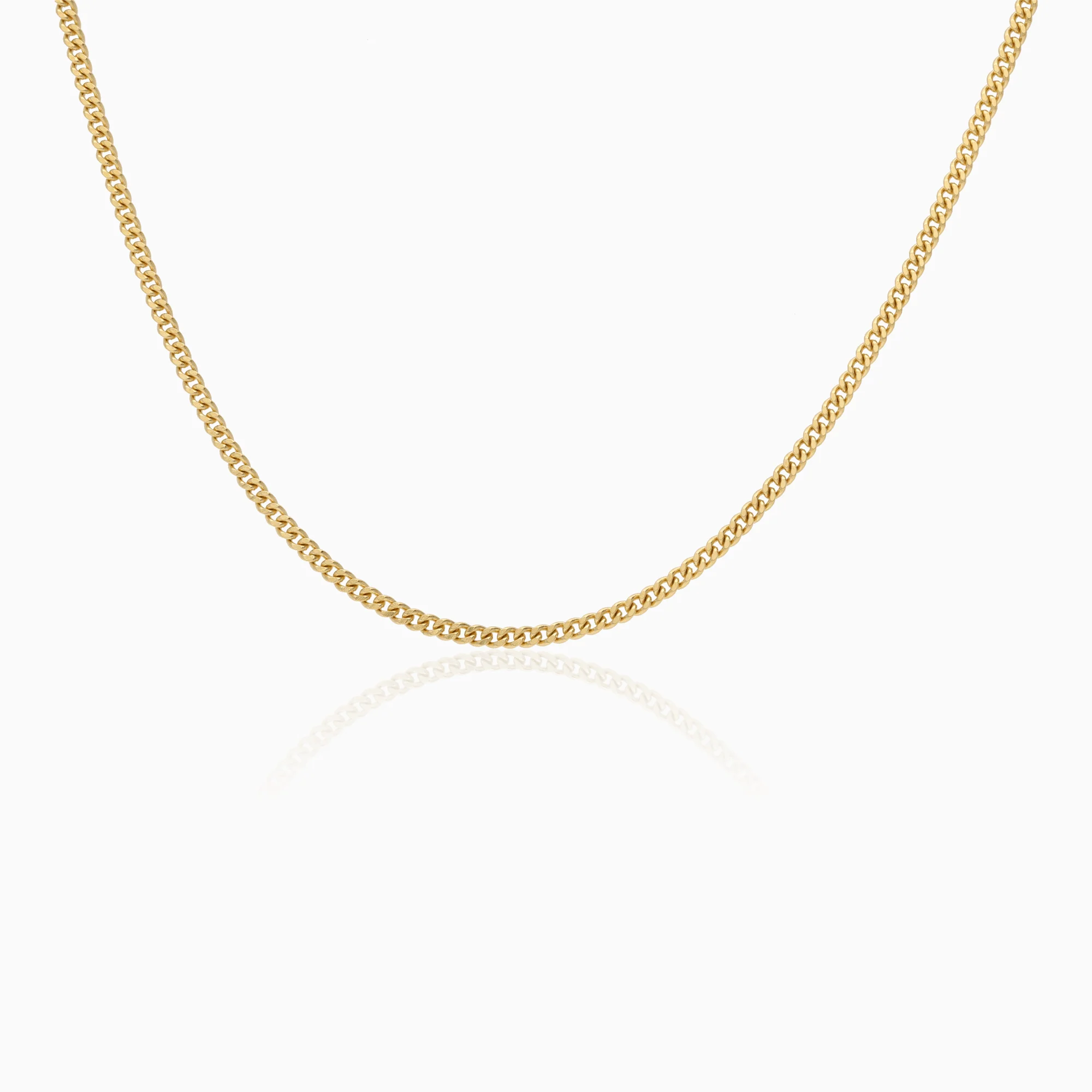 Curb necklace 15.1g 18K gold