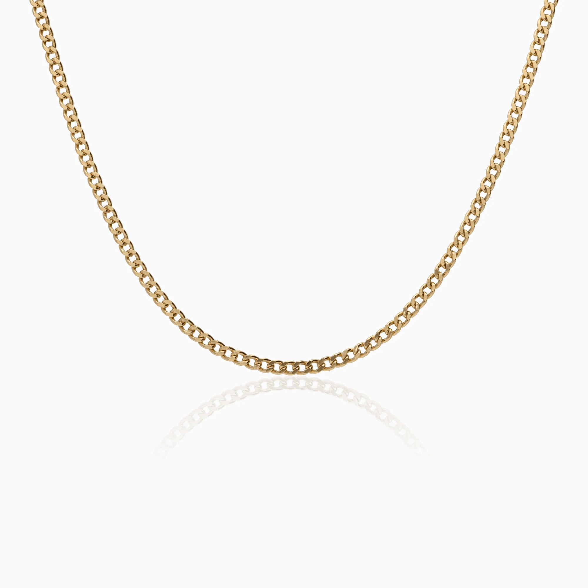 Curb necklace 6.06g 18K gold - Image 2