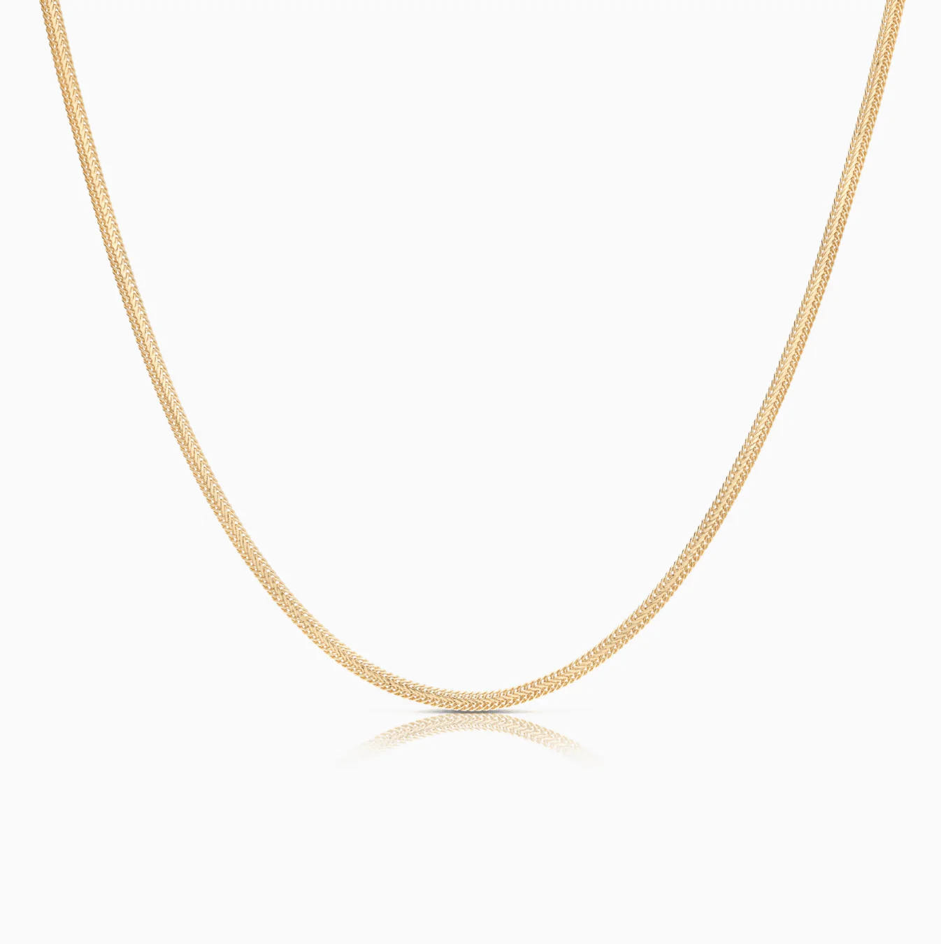 Fox tail necklace 7.45g 18K gold