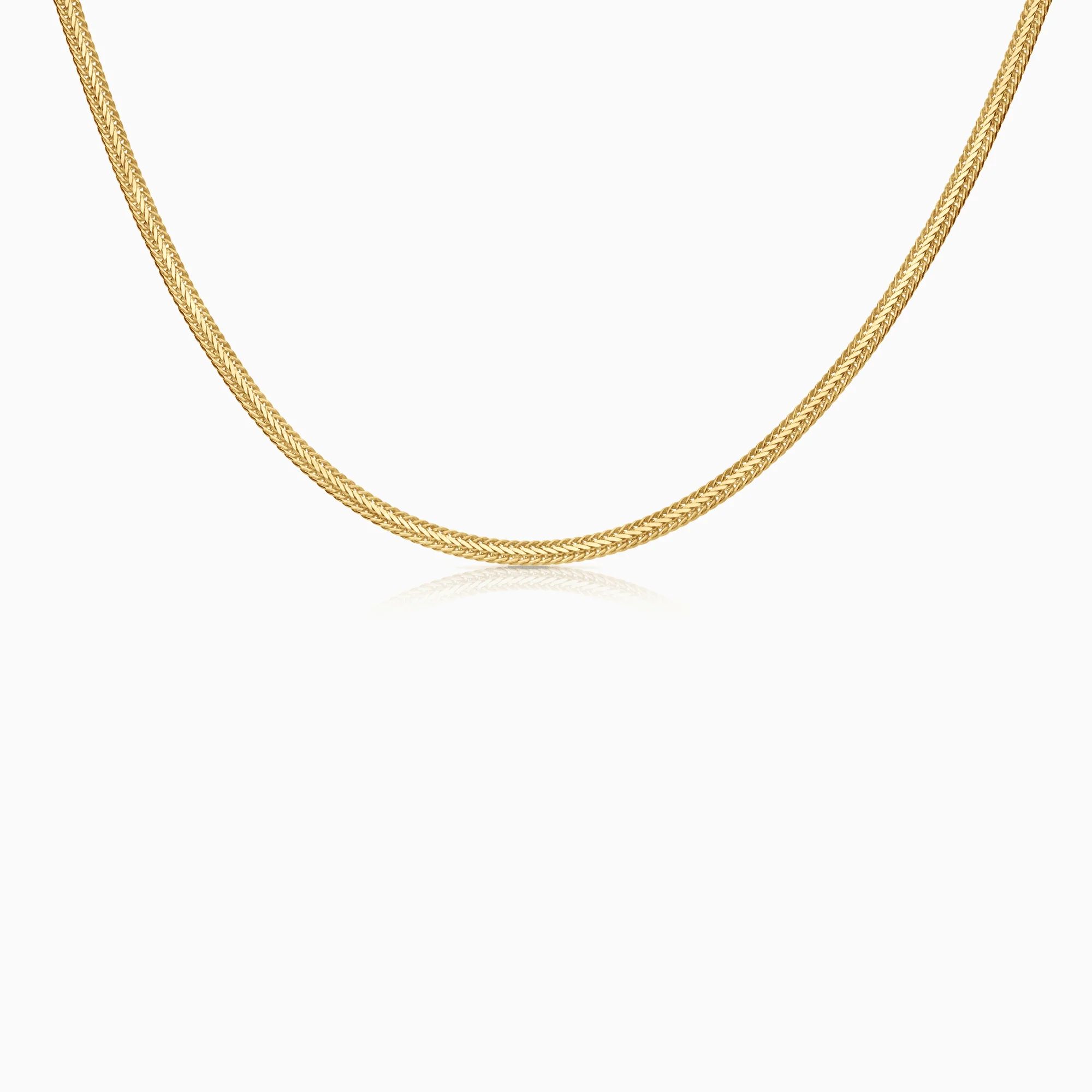 Fox tail necklace 9.57g 18K gold