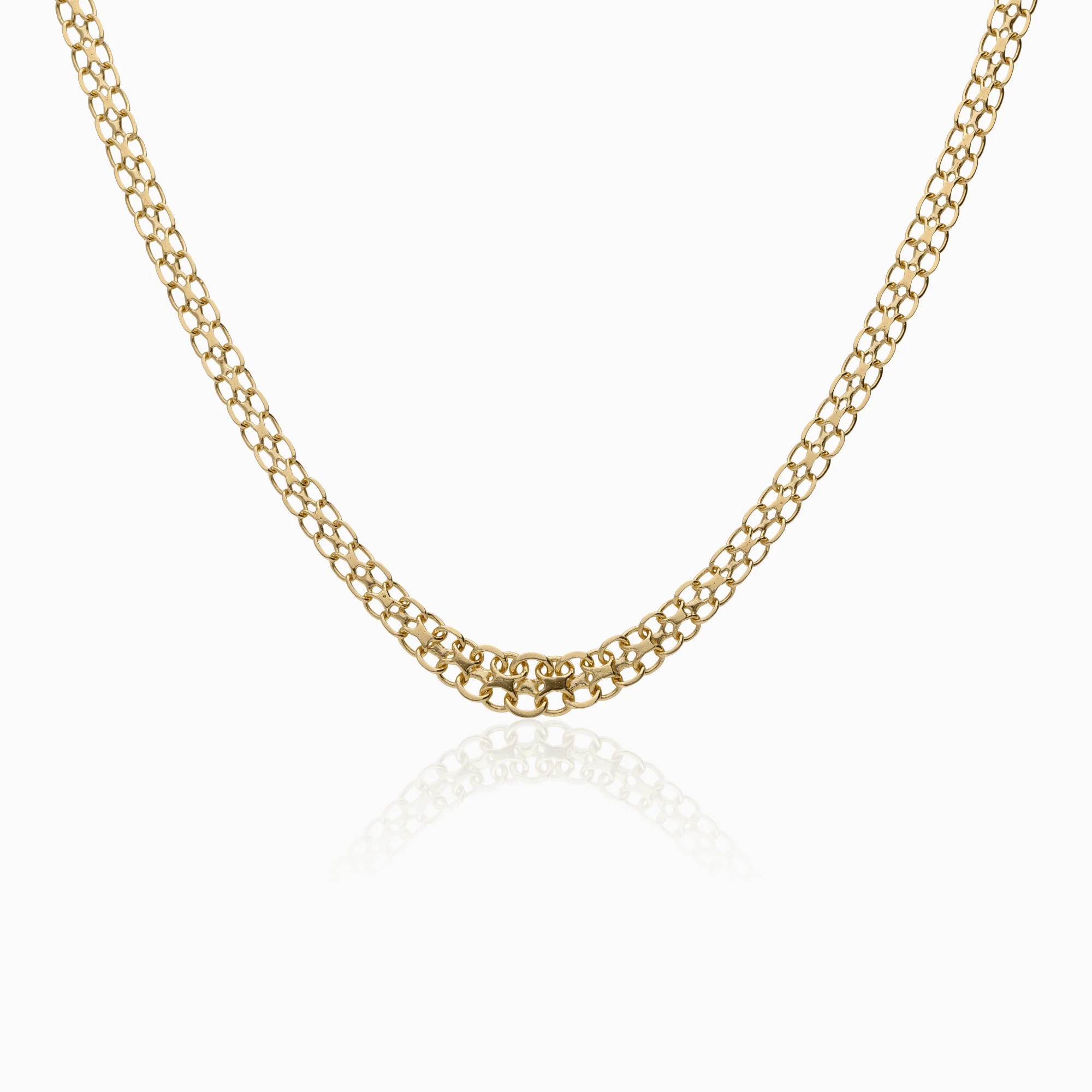 X-link necklace 10.20g 18K gold