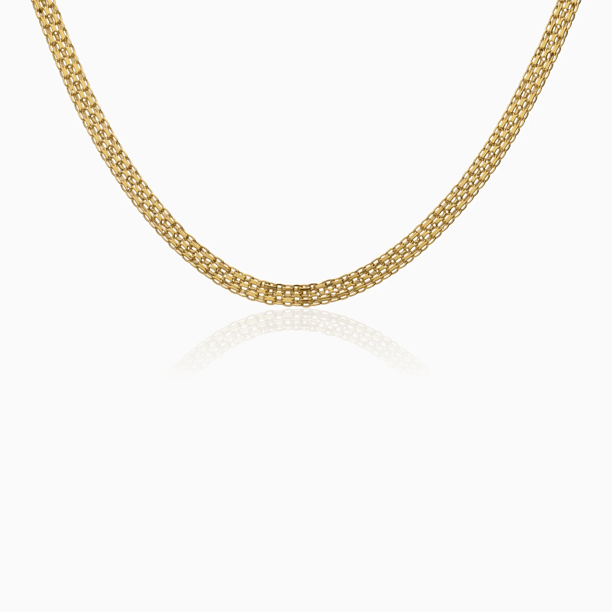 Necklace x-link 11.0g 18K gold
