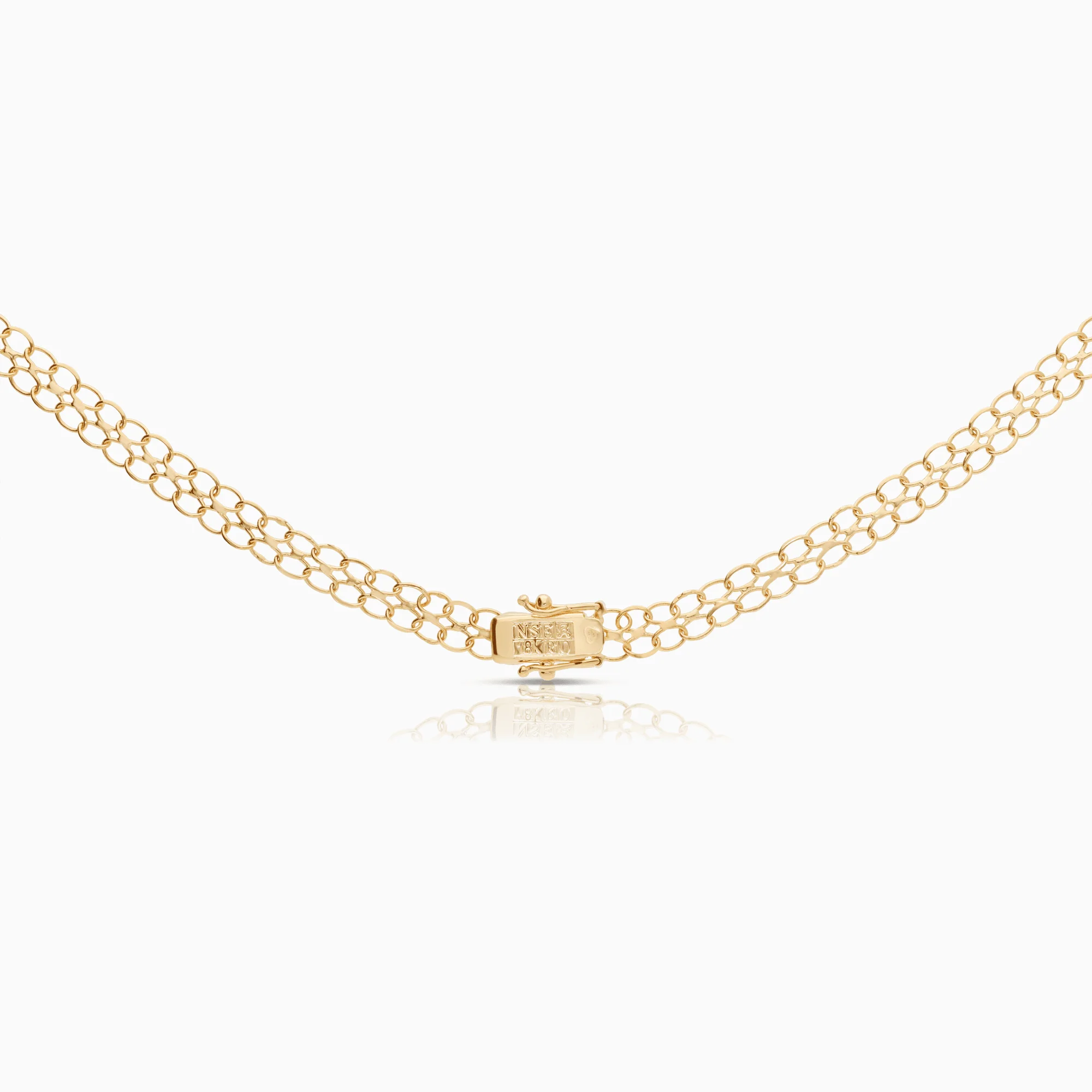 Necklace x-link 11.26g 18K gold - Image 2