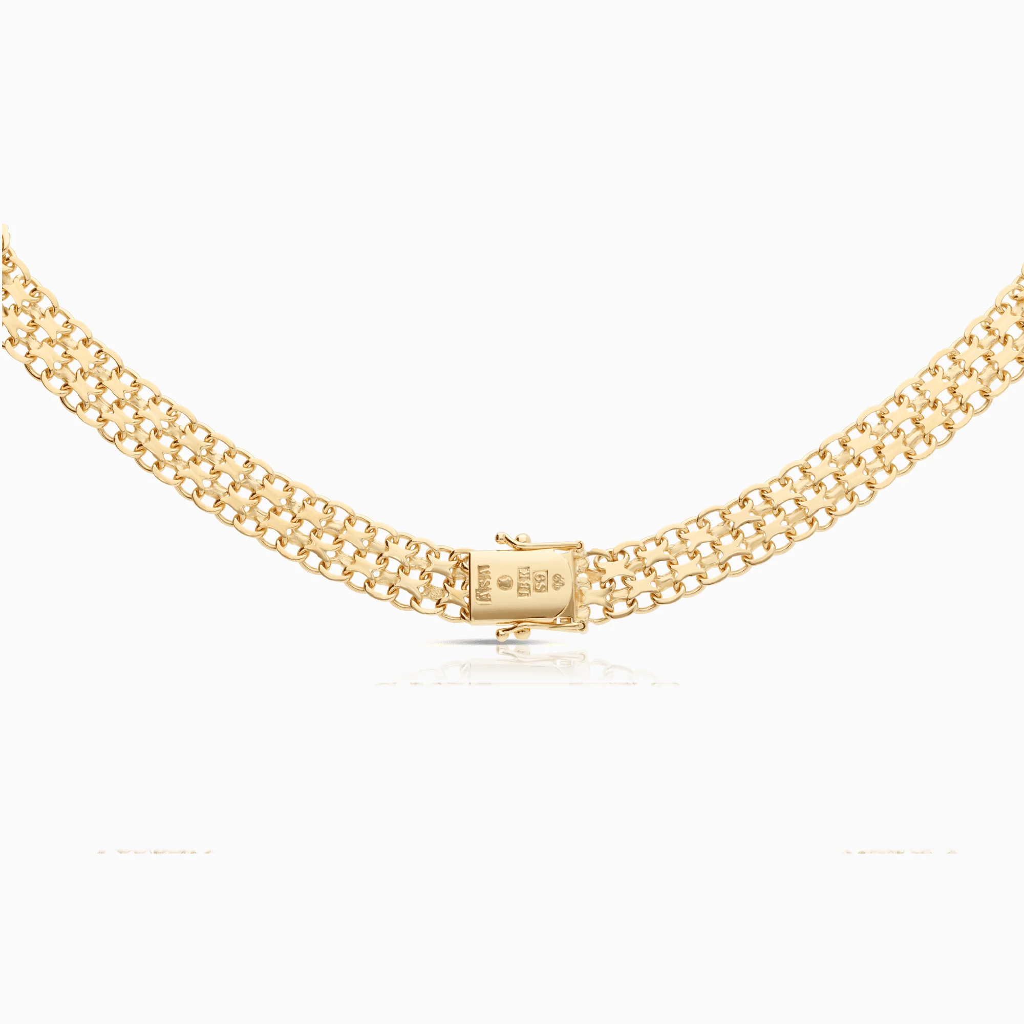 Necklace X-link 30.26g 18K gold - Image 2