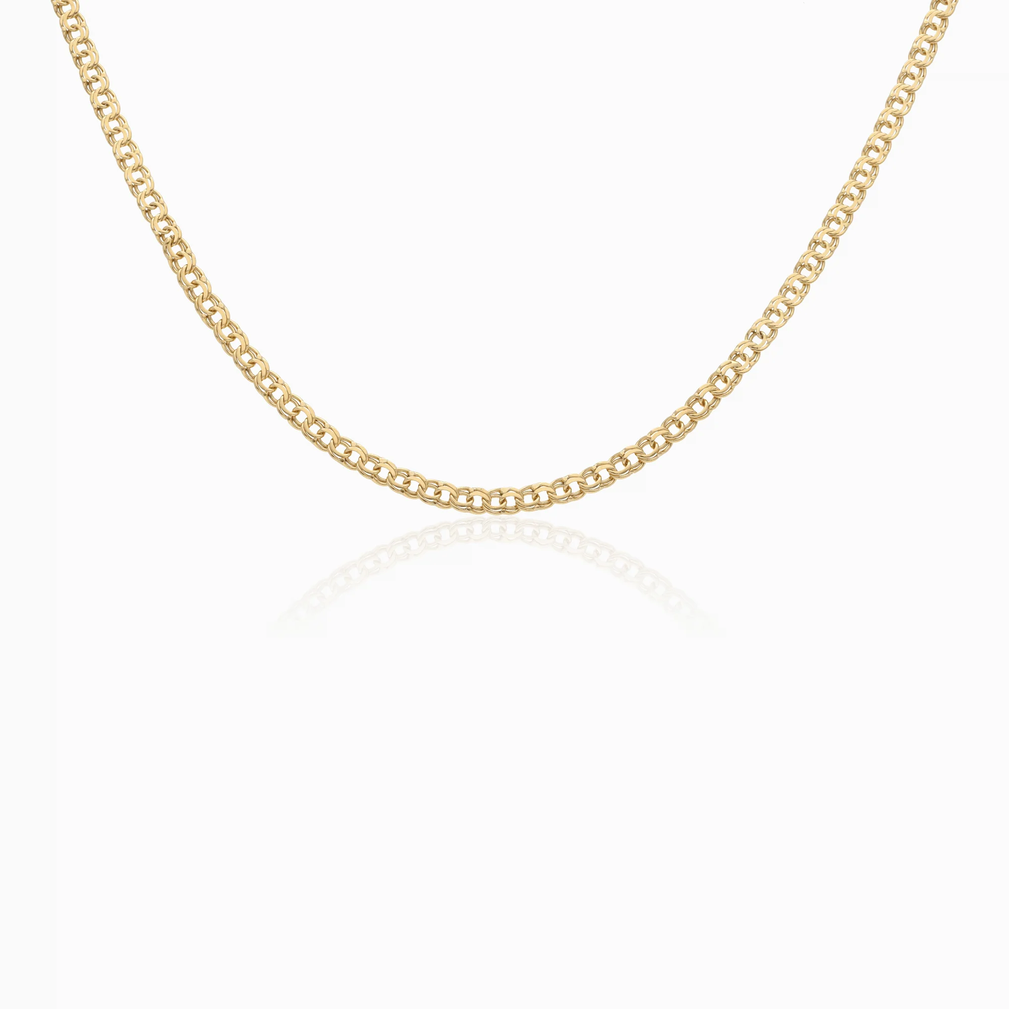 Bismarck chain necklace 8.5g 18K gold