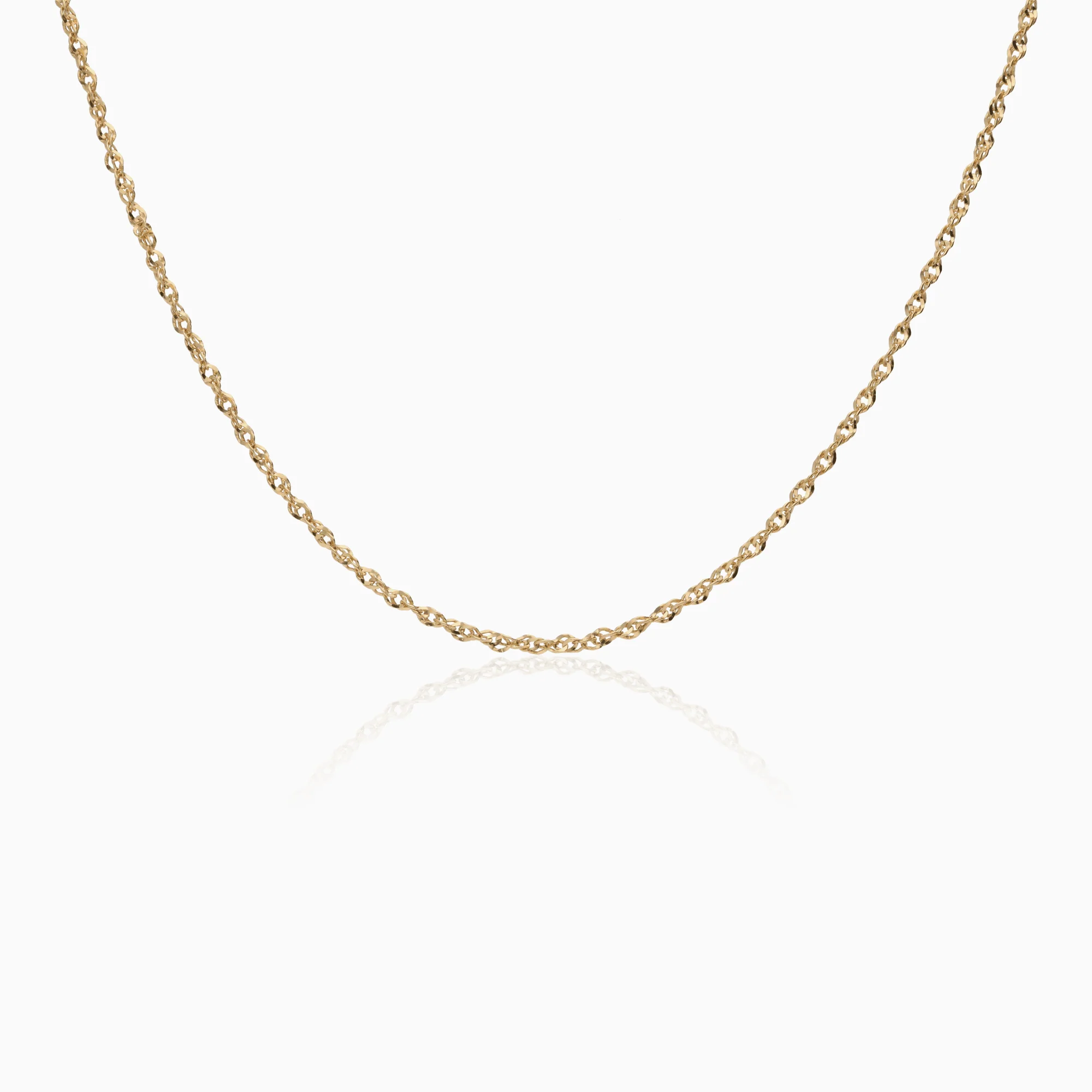 Fantasy link necklace 3.32g 18K gold
