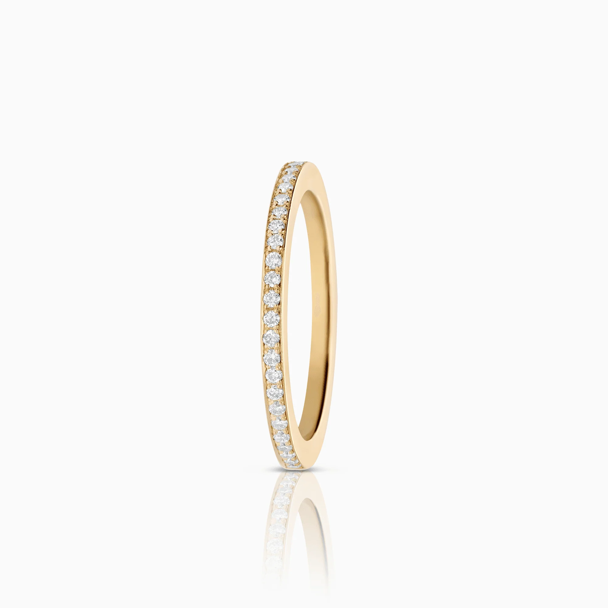 Half-eternity ring 0.25ct 18K gold