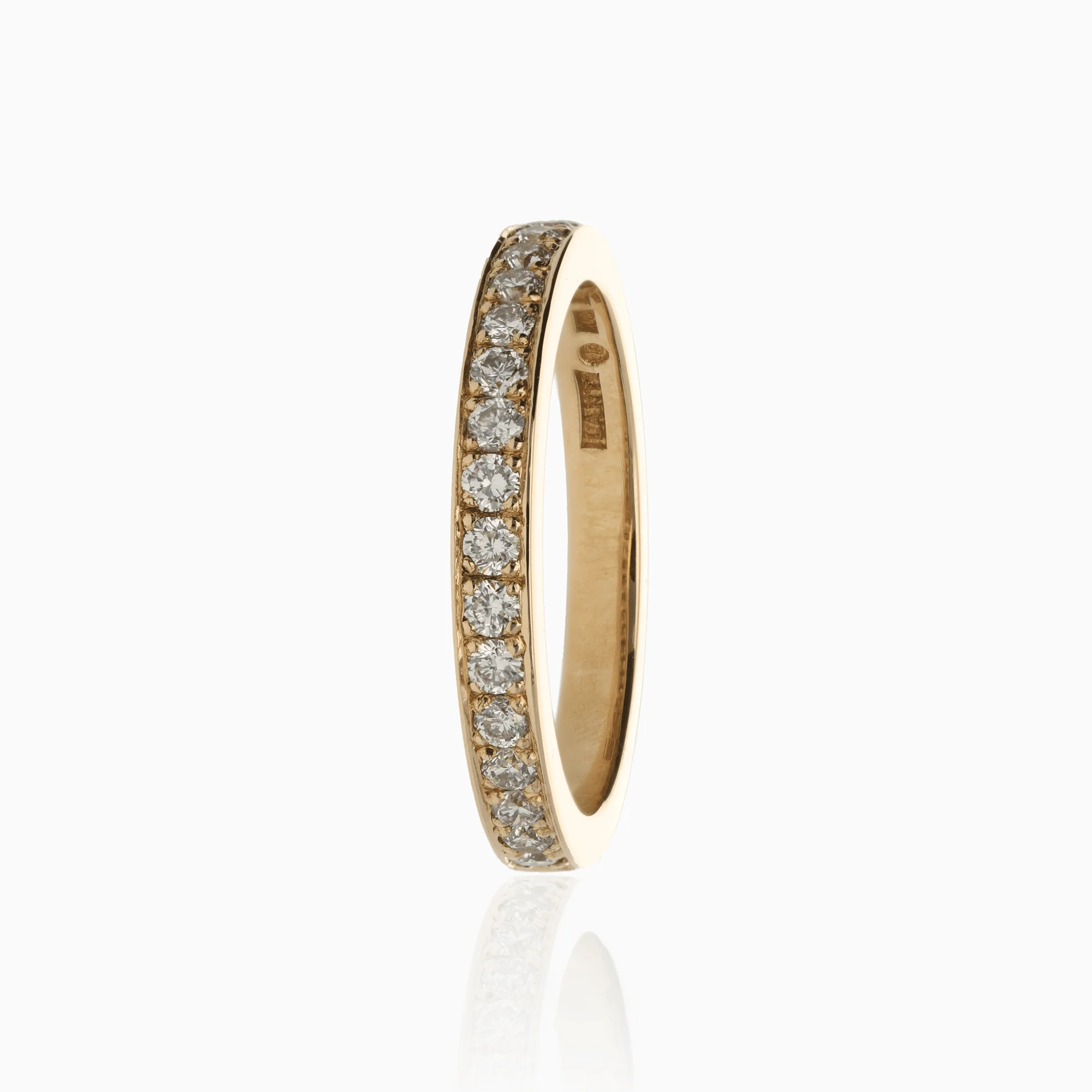 Half eternity 0.34ct 18K