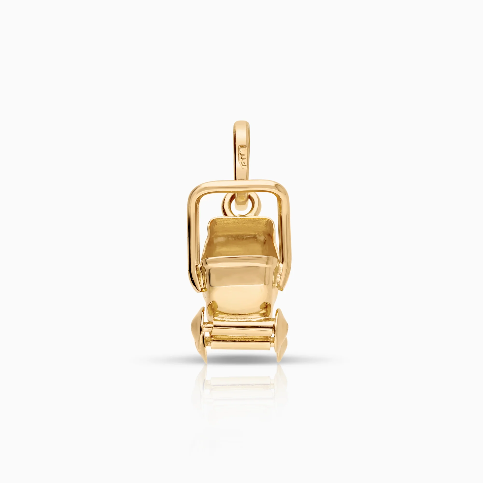 Pram pendant 1.32g 18K gold