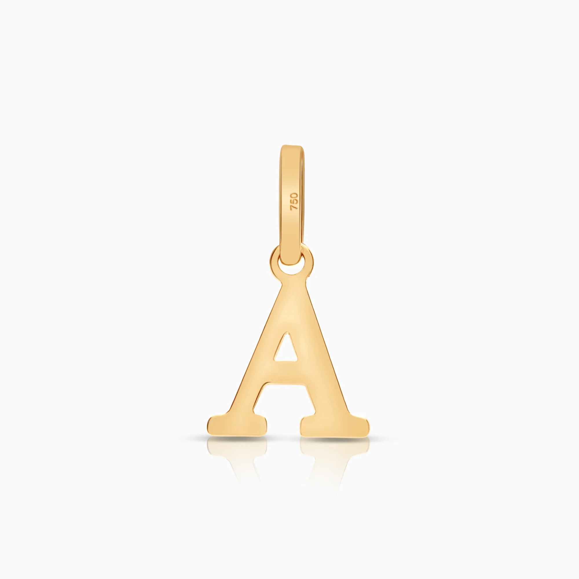 Pendant letter A 0.16g 18K gold