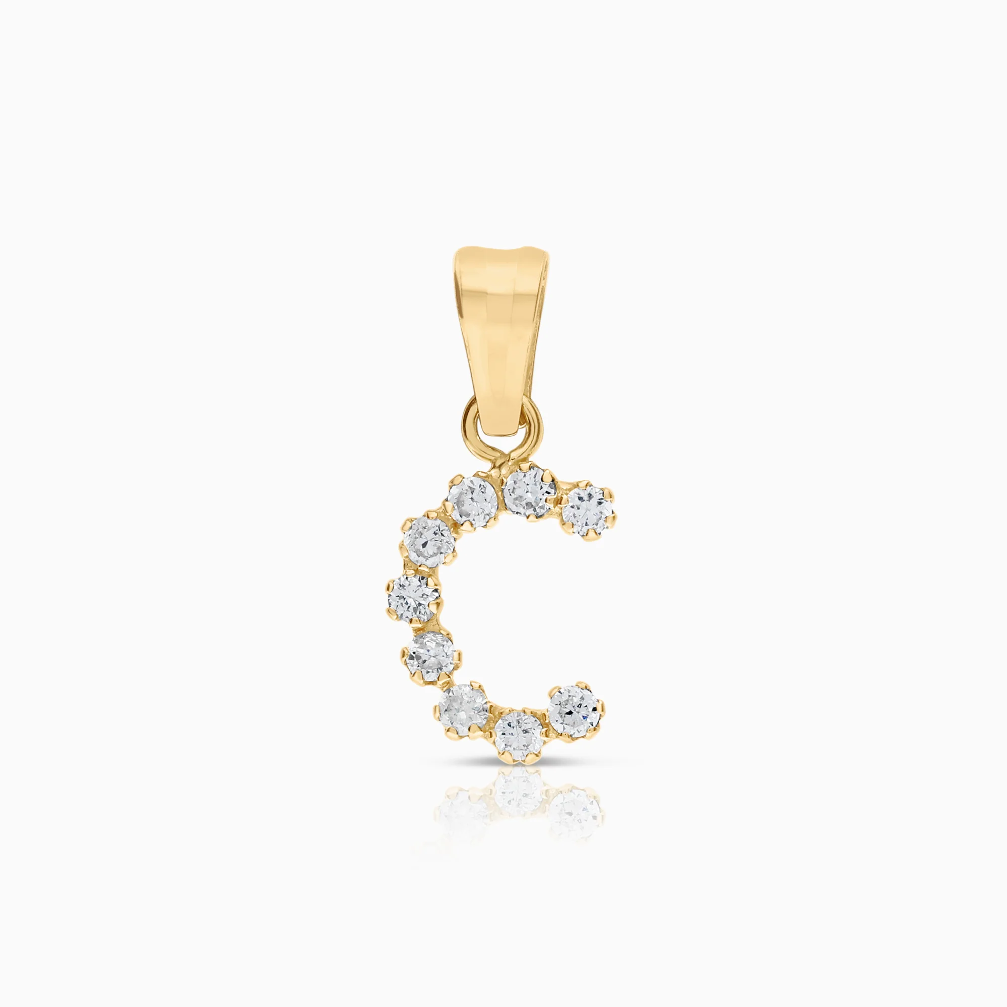 Pendant letter C 0.27g 18K gold