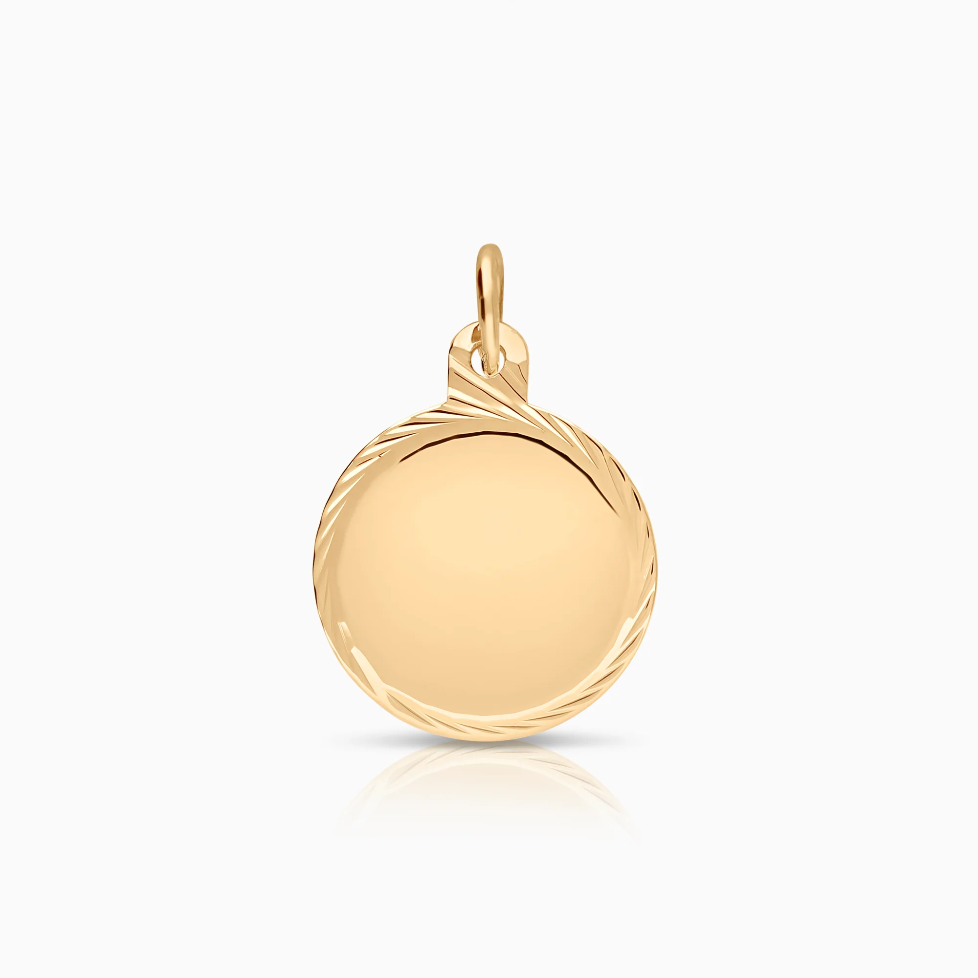 Tag pendant 0.72g 18K gold