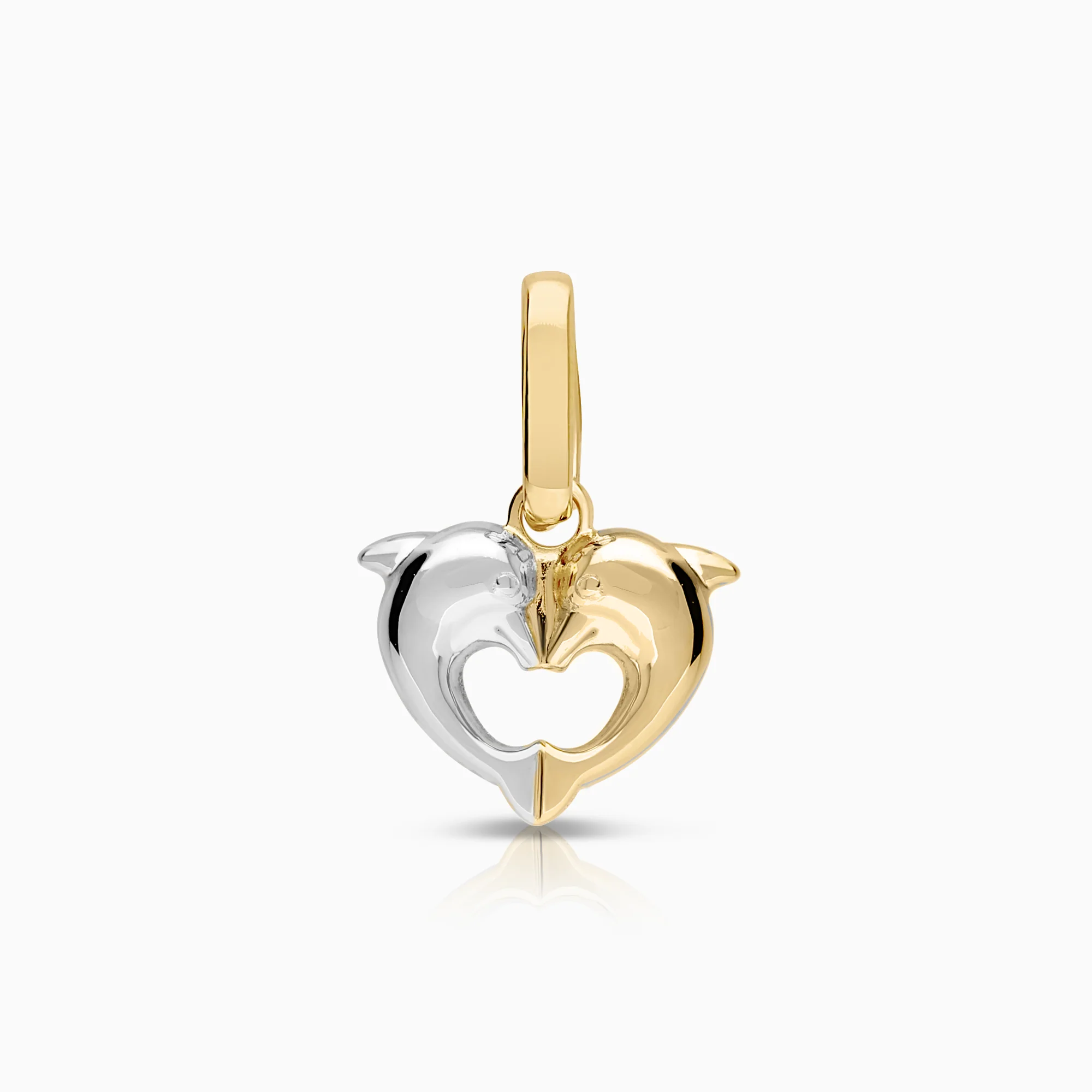 Pendant dolphins 0.54g 18K gold