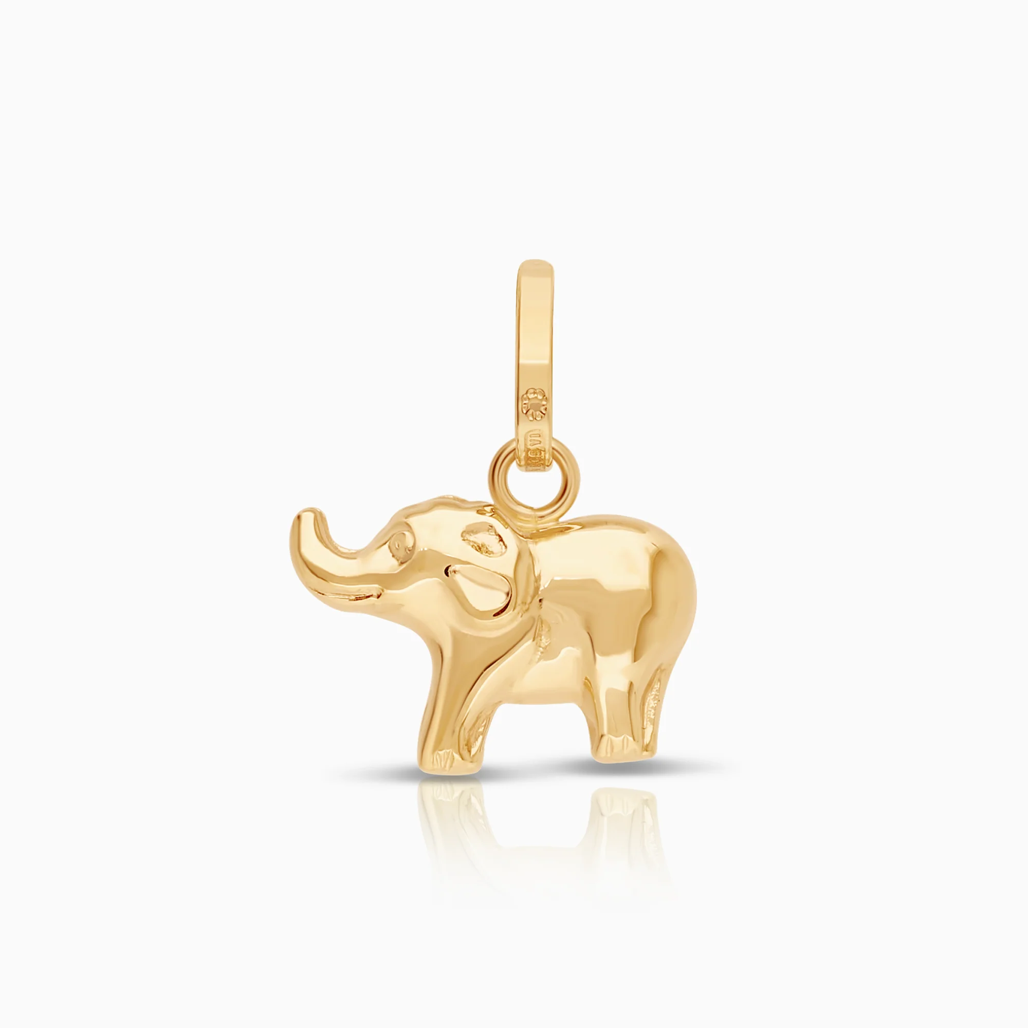 Elephant pendant 0.37g 18K gold