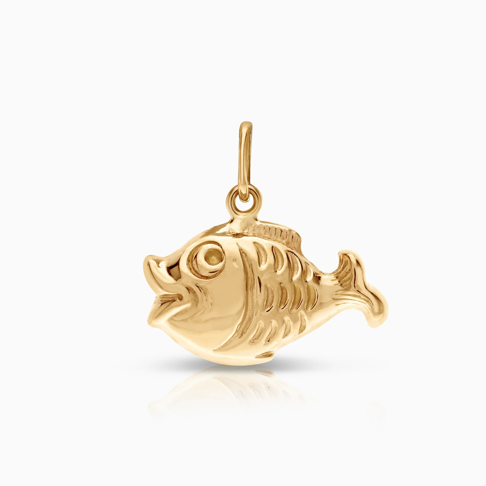 Pendant fish 0.82g 18K gold