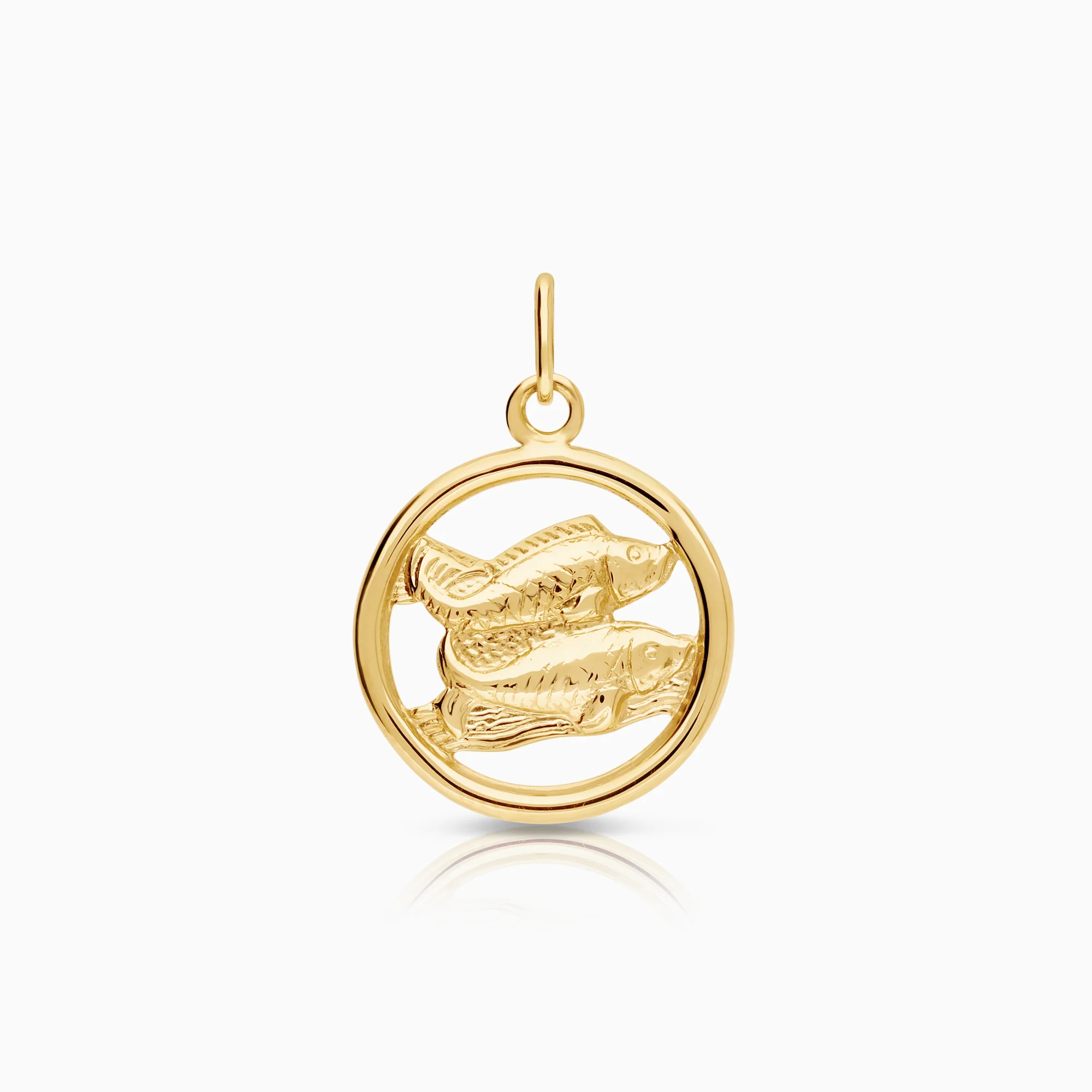 Pisces pendant 0.56g 18K gold