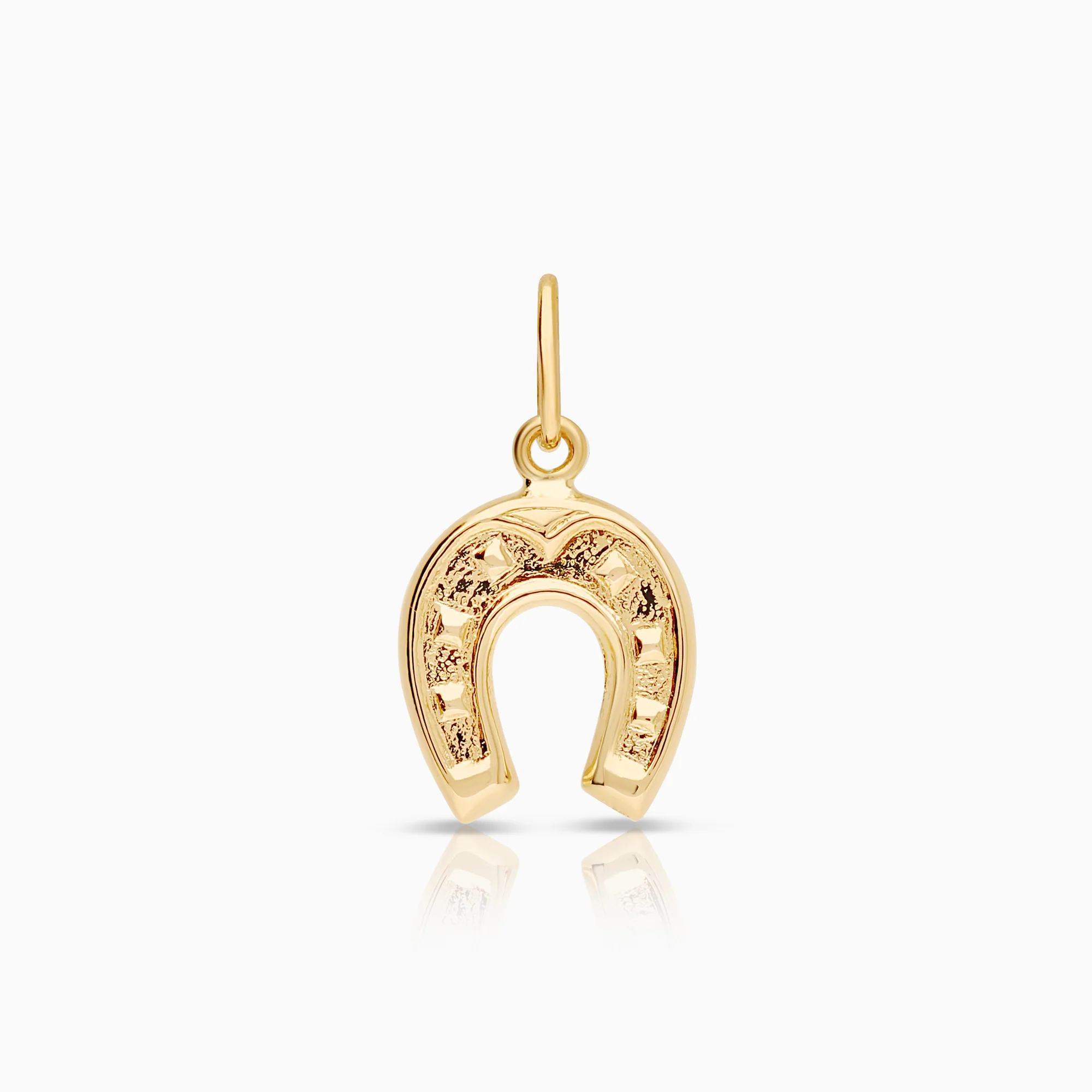 Horseshoe pendant 0.45g 18K gold