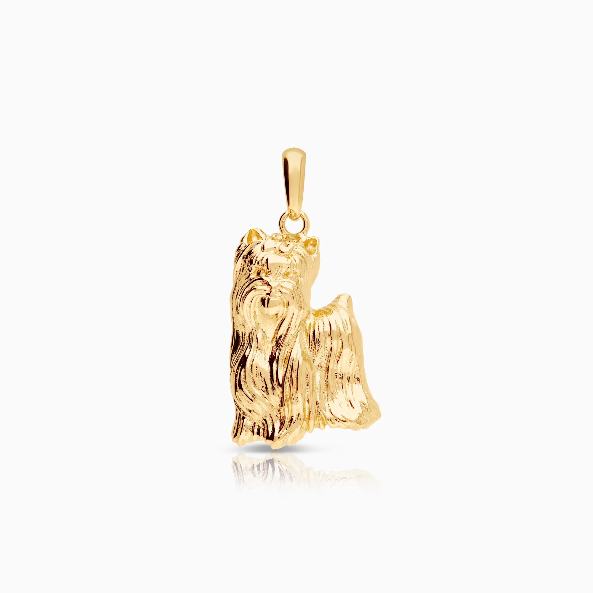 Dog pendant 9.54g 14K gold