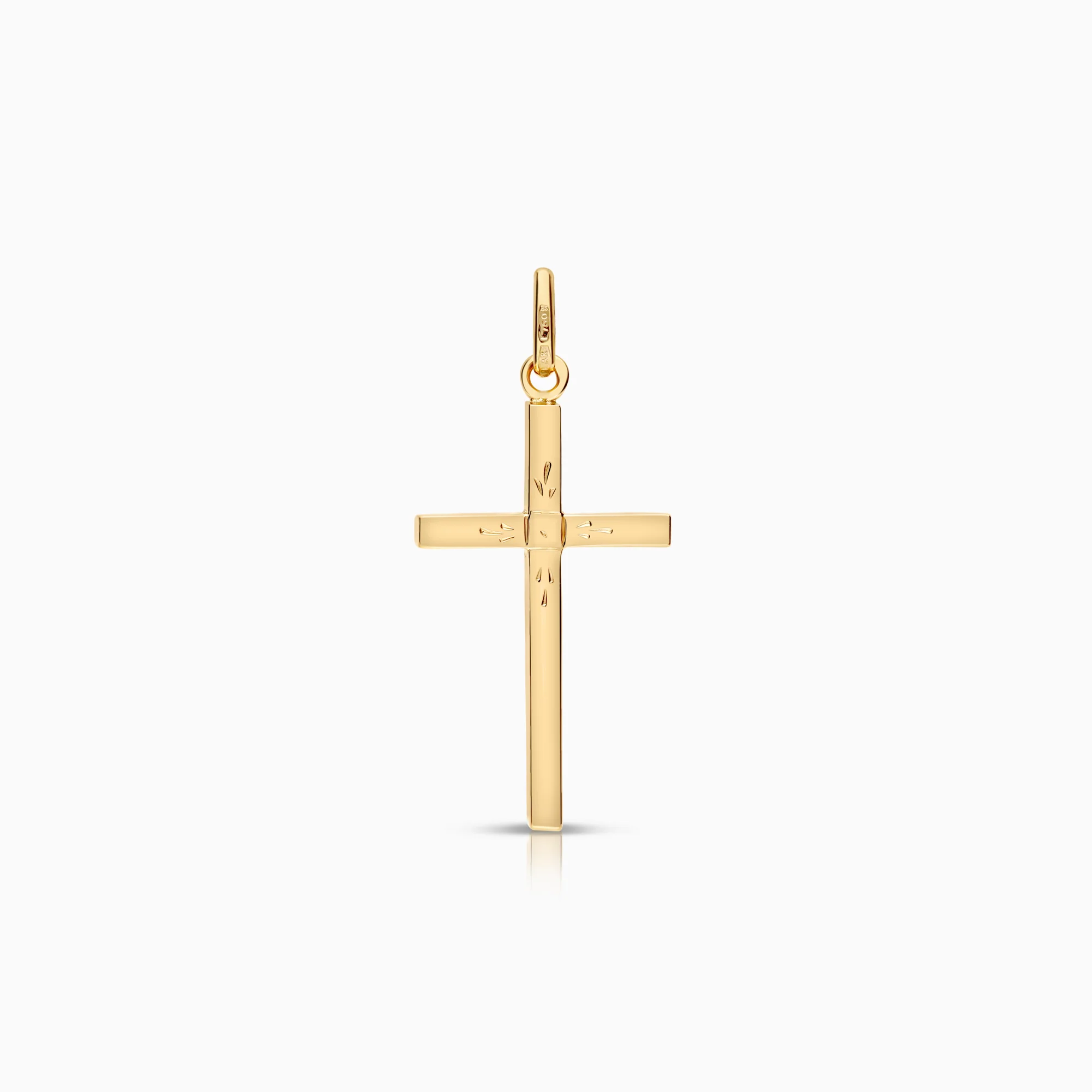 Pendant cross 0.91g 18K gold