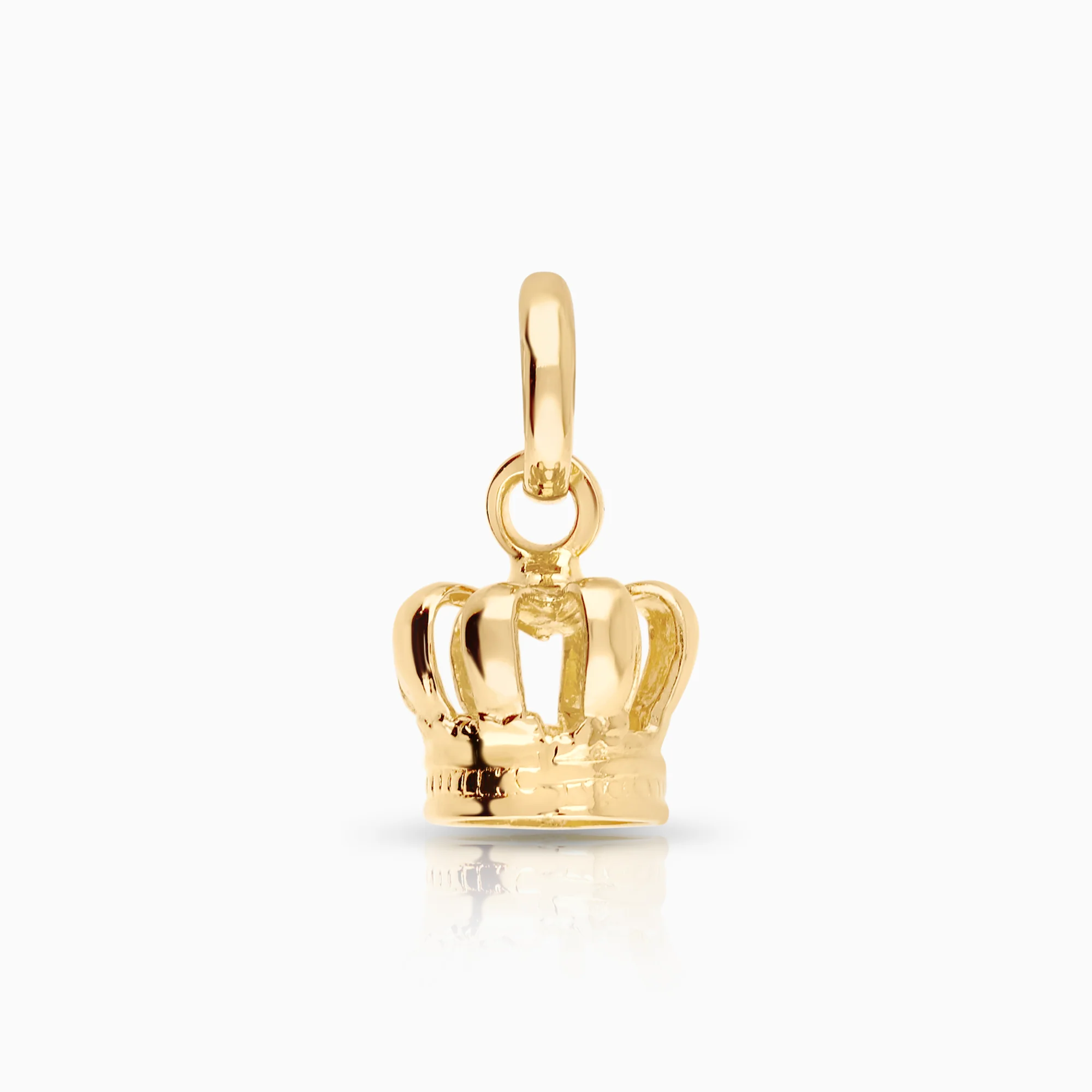 Crown pendant 0.89g 18K gold