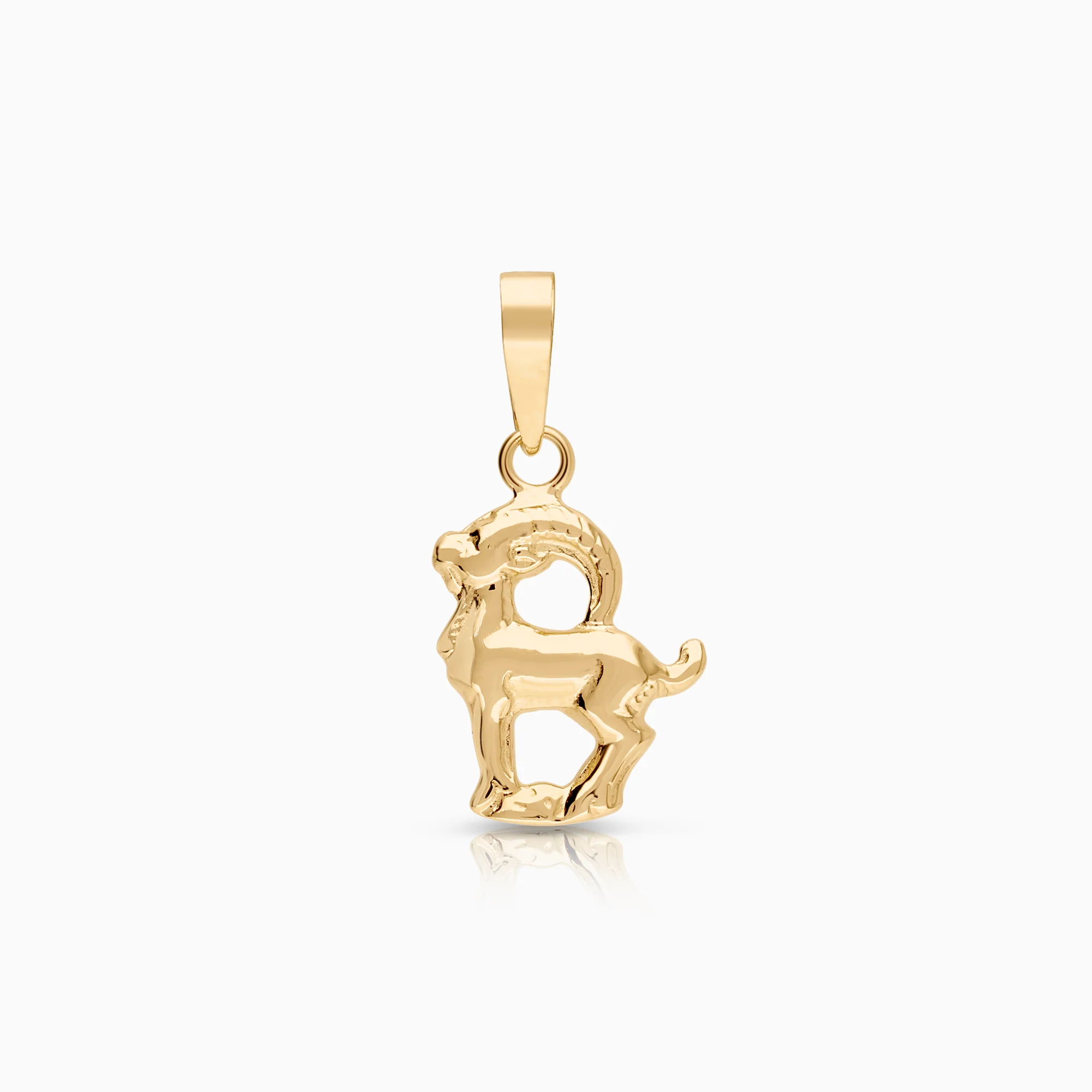 Capricorn pendant 0.60g 18K gold