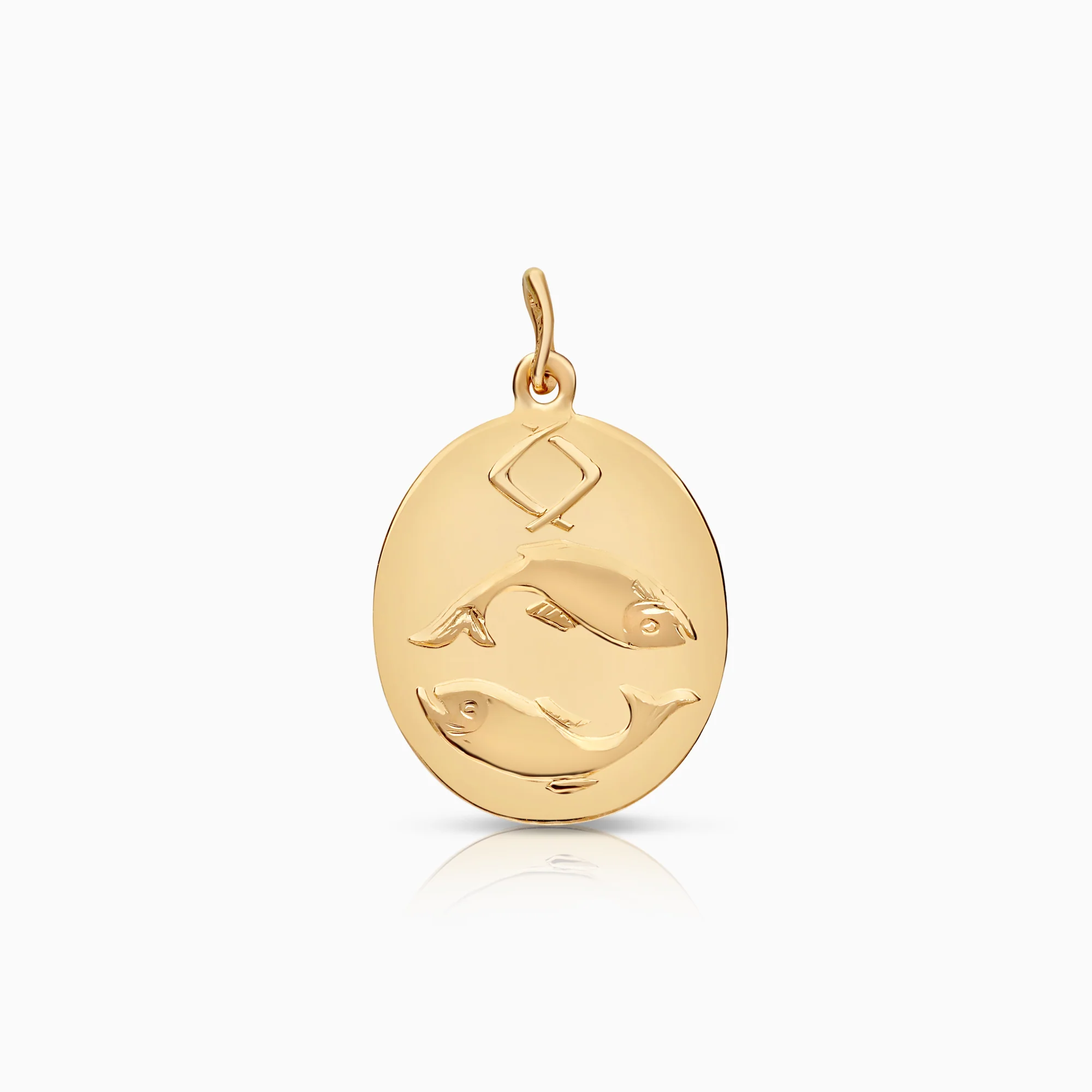 Pisces pendant 1.70g 18K gold.