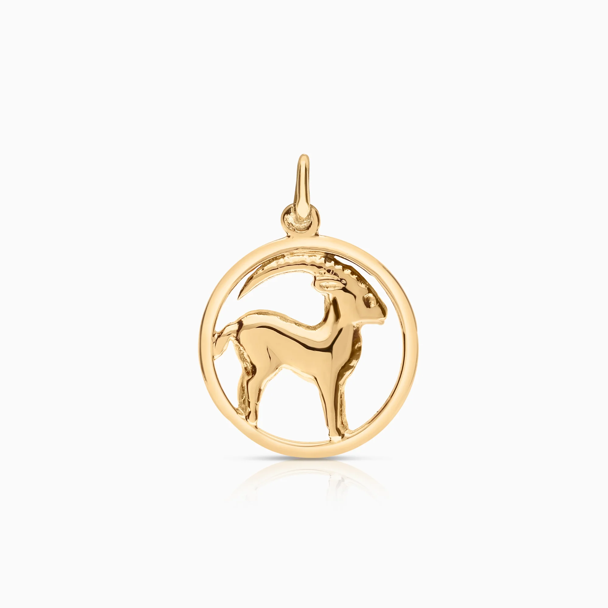 Capricorn zodiac pendant 2.08g 18K gold