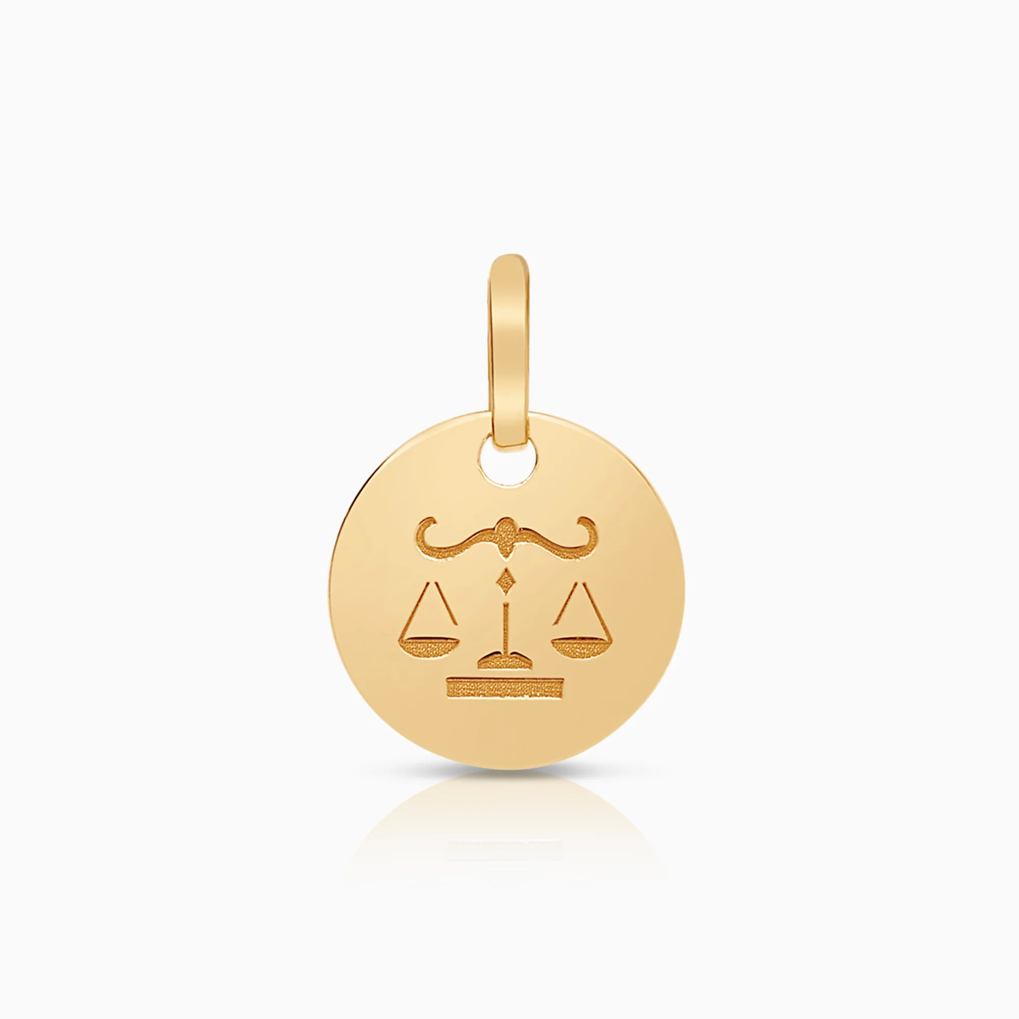 Libra pendant 0.37g 18K gold