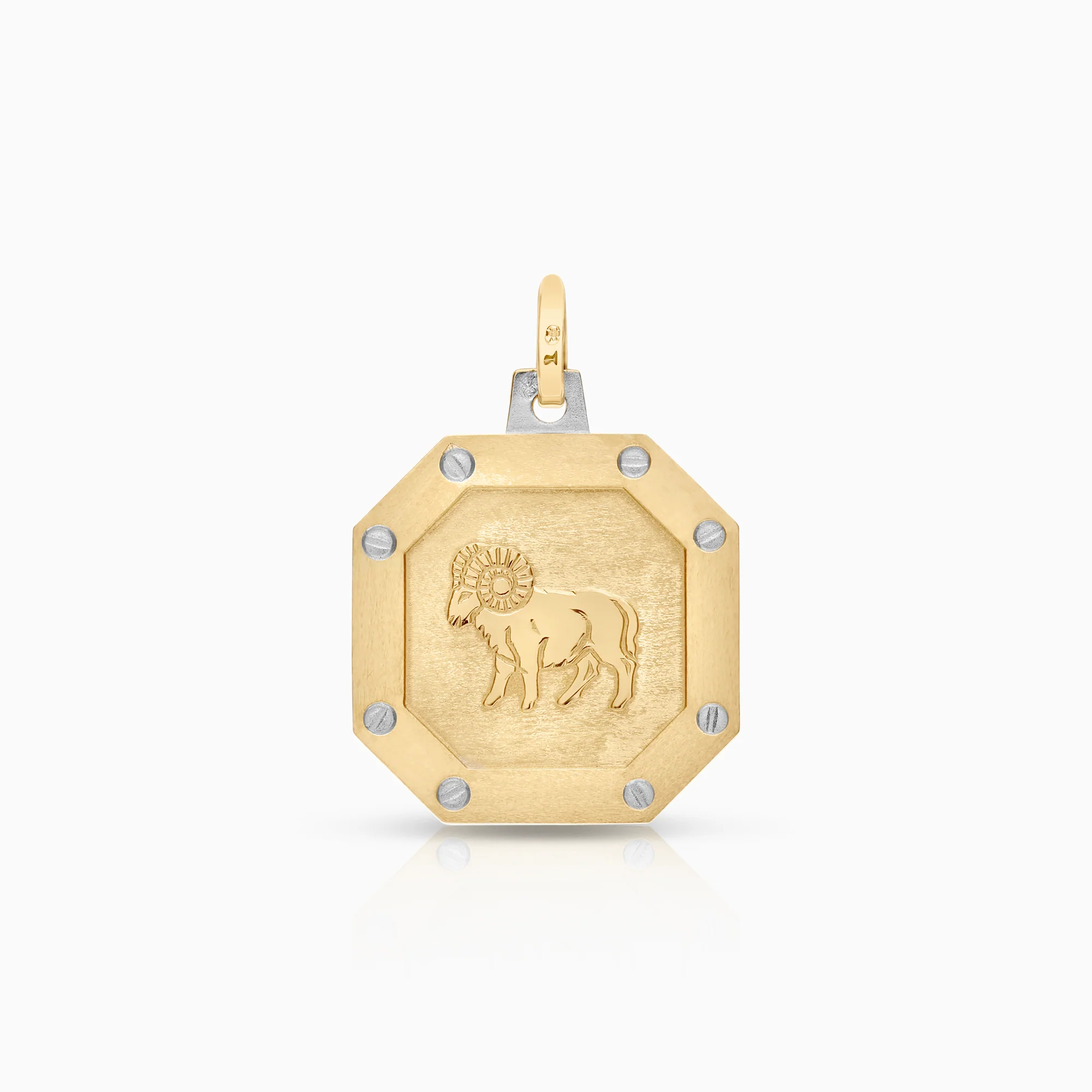 Aries pendant 1.86g 18K gold