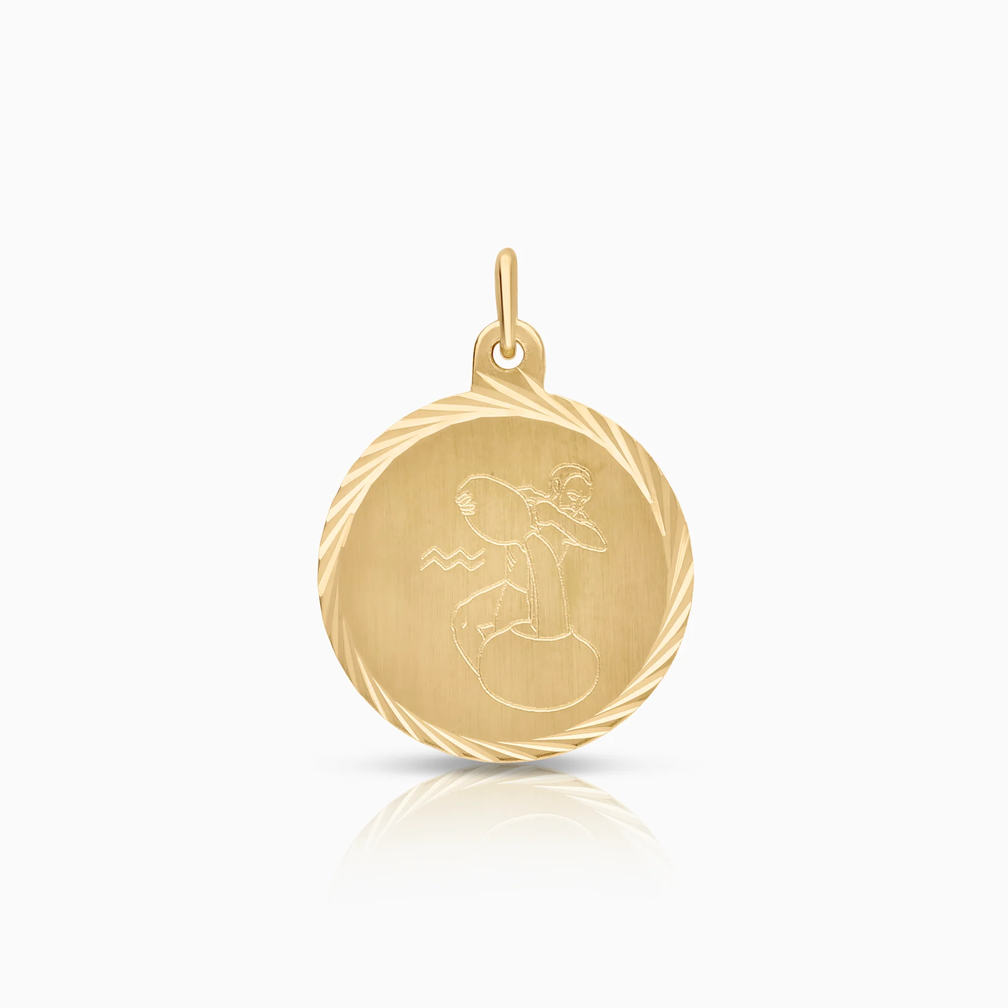 Aquarius pendant 1.12g 18K gold