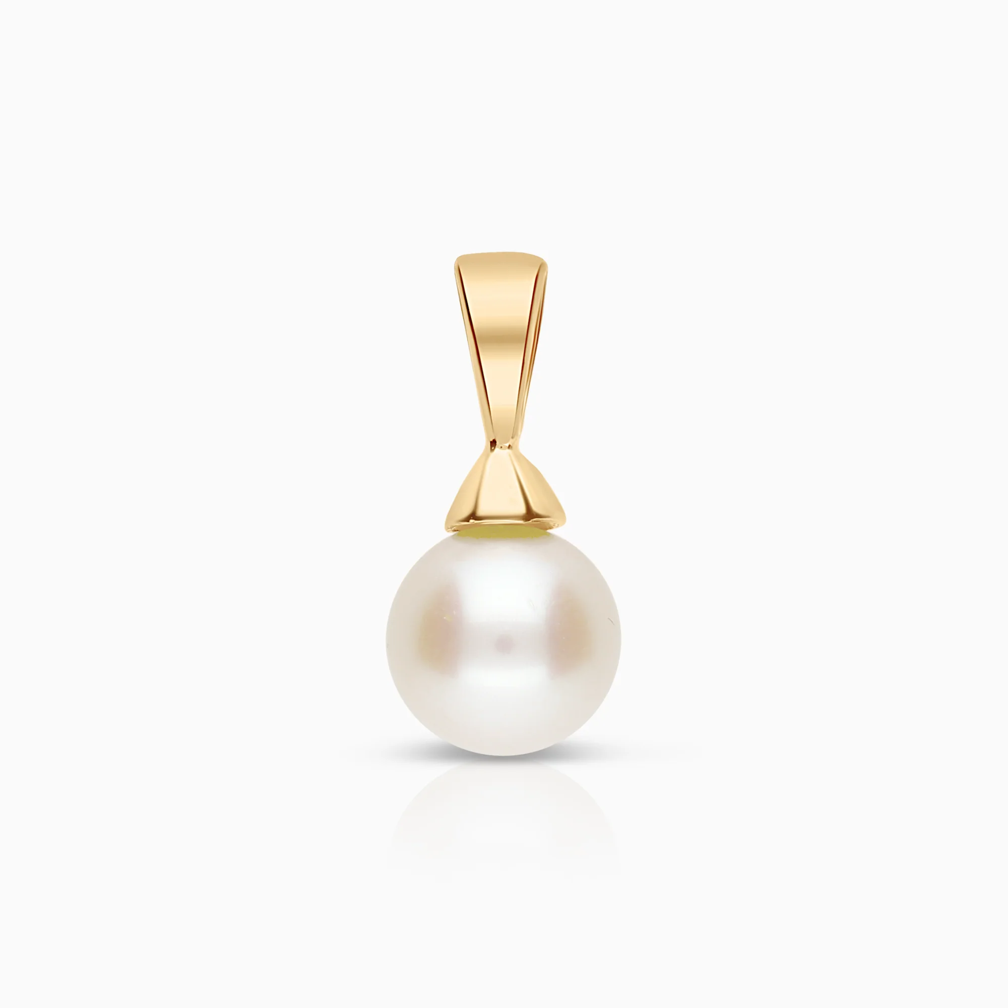 Pearl pendant 0.66g 14K gold
