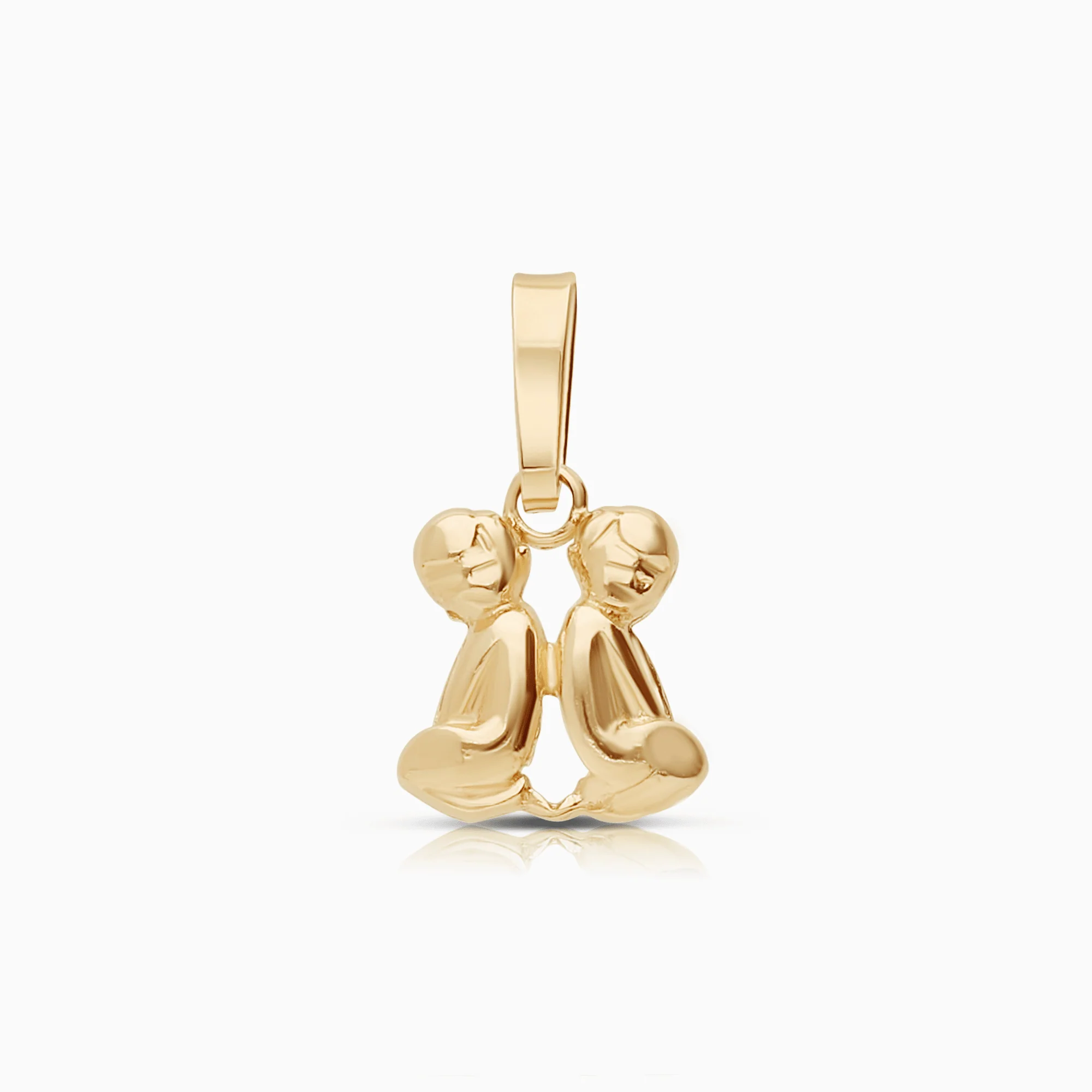 Twin pendant 0.68g 18K gold