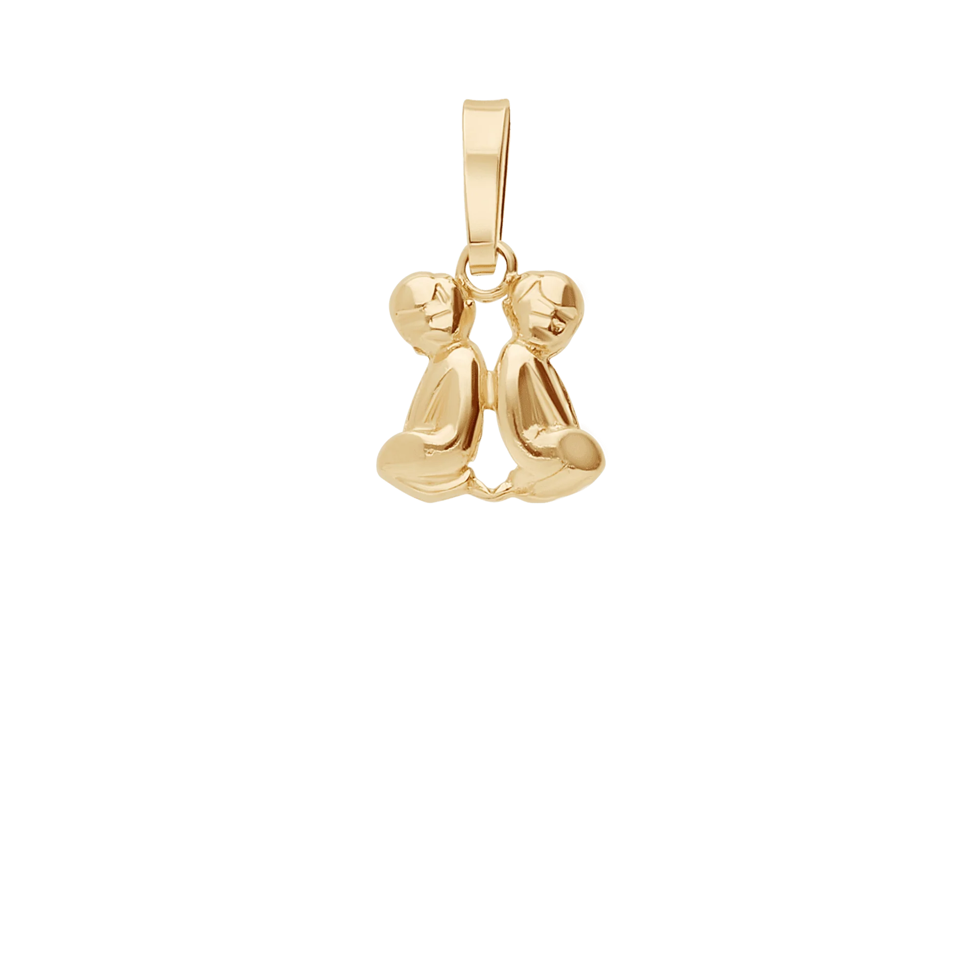 Twin pendant 0.68g 18K gold - Image 2