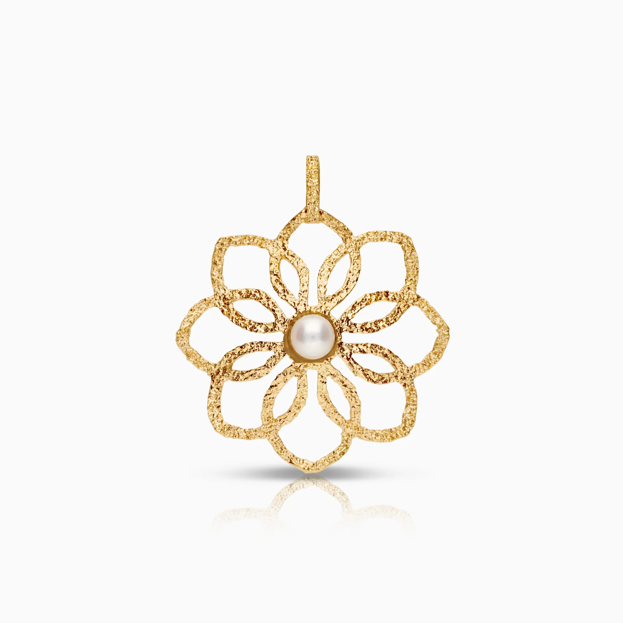 Pearl pendant 1.72g 18K gold