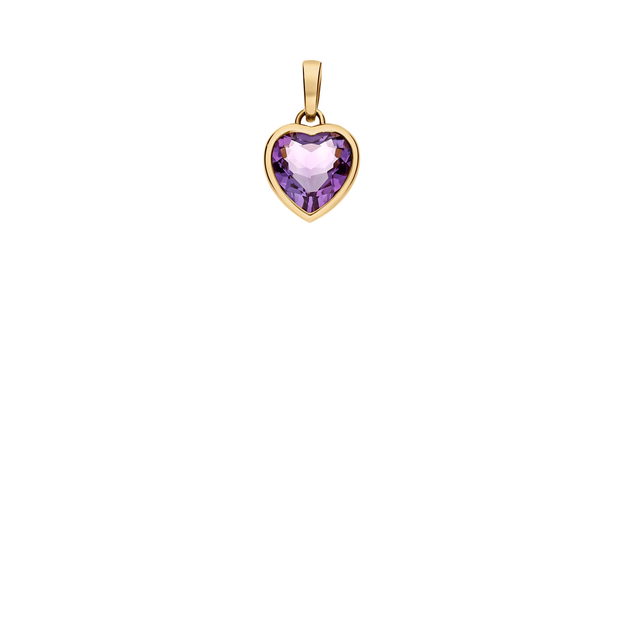 Pendant amethyst 3.66g 18K gold - Image 2