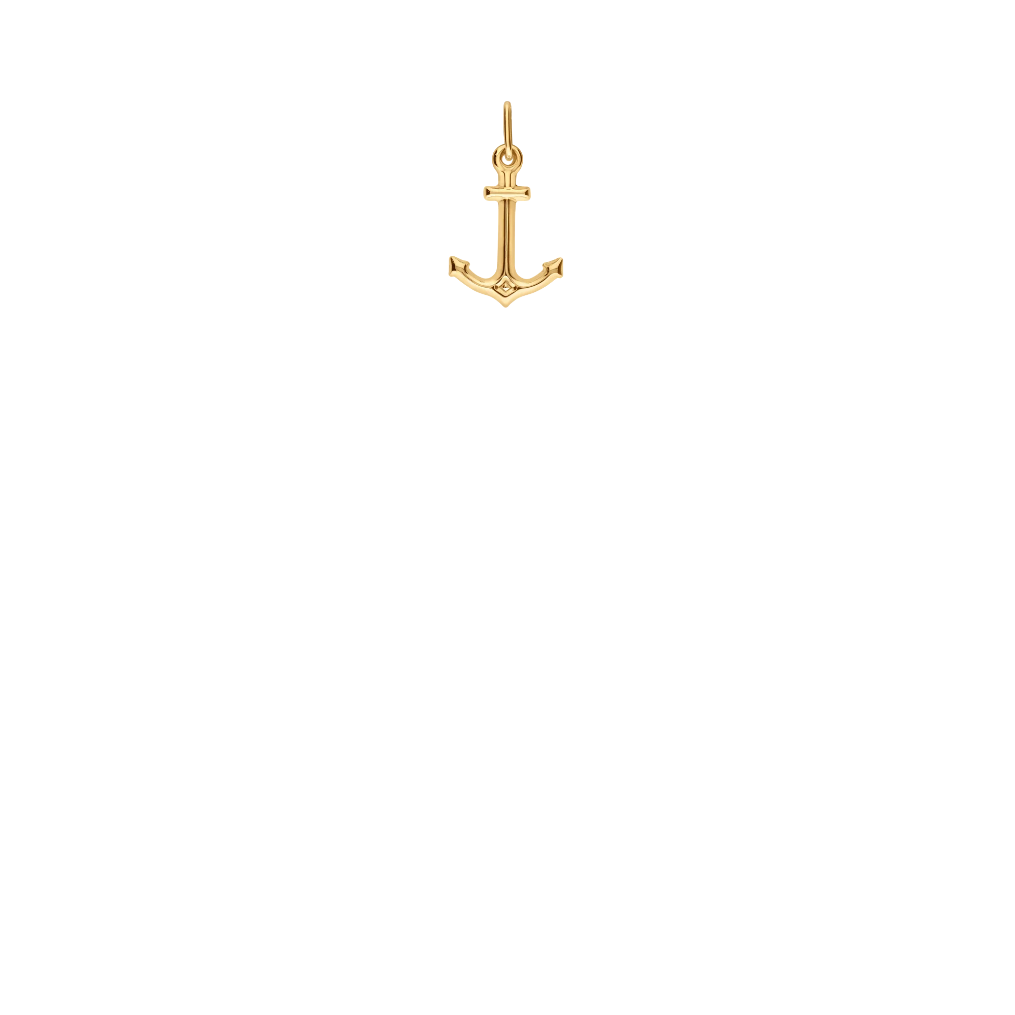 Anchor pendant 0.29g 18K gold - Image 2