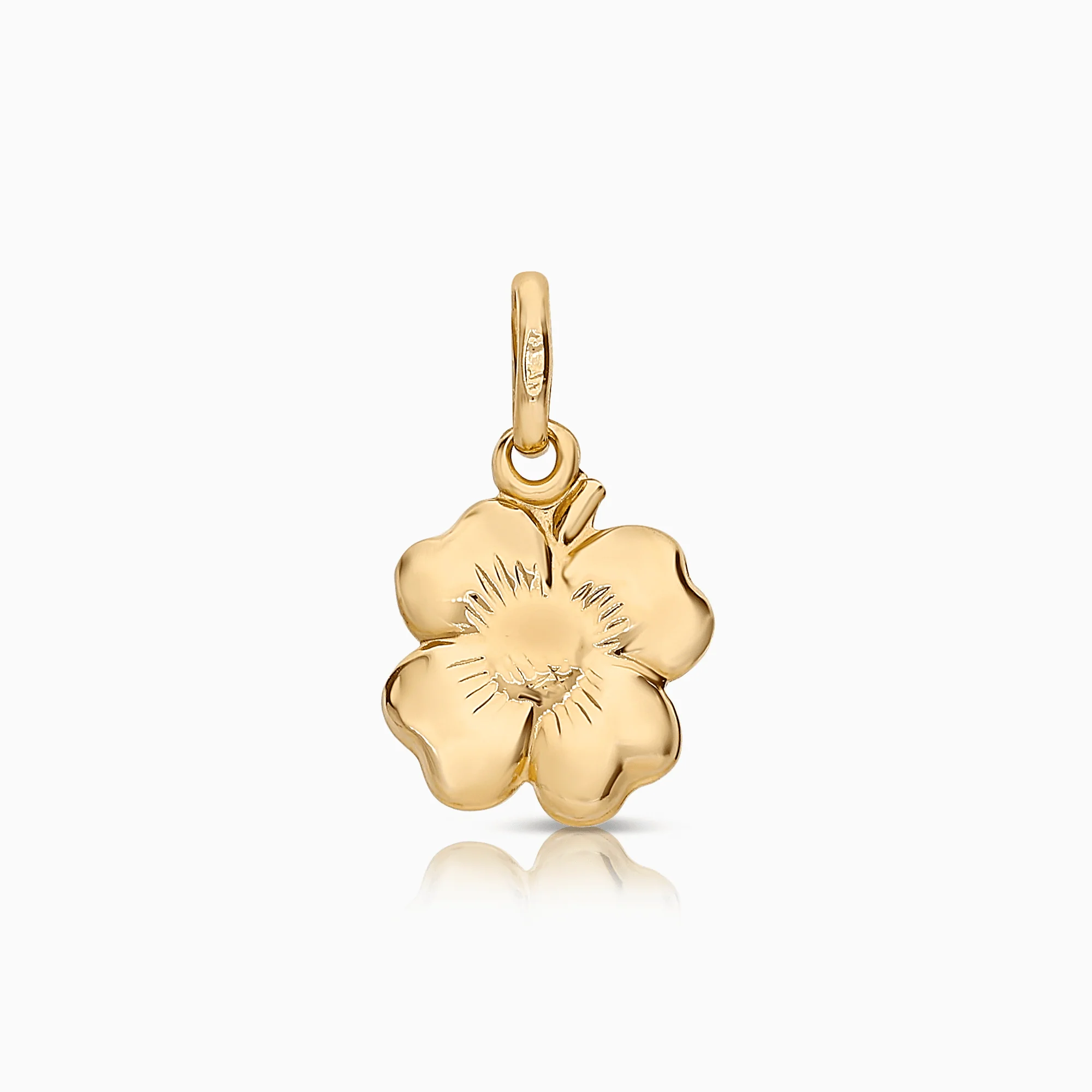 Flower pendant 0.72g 18K gold