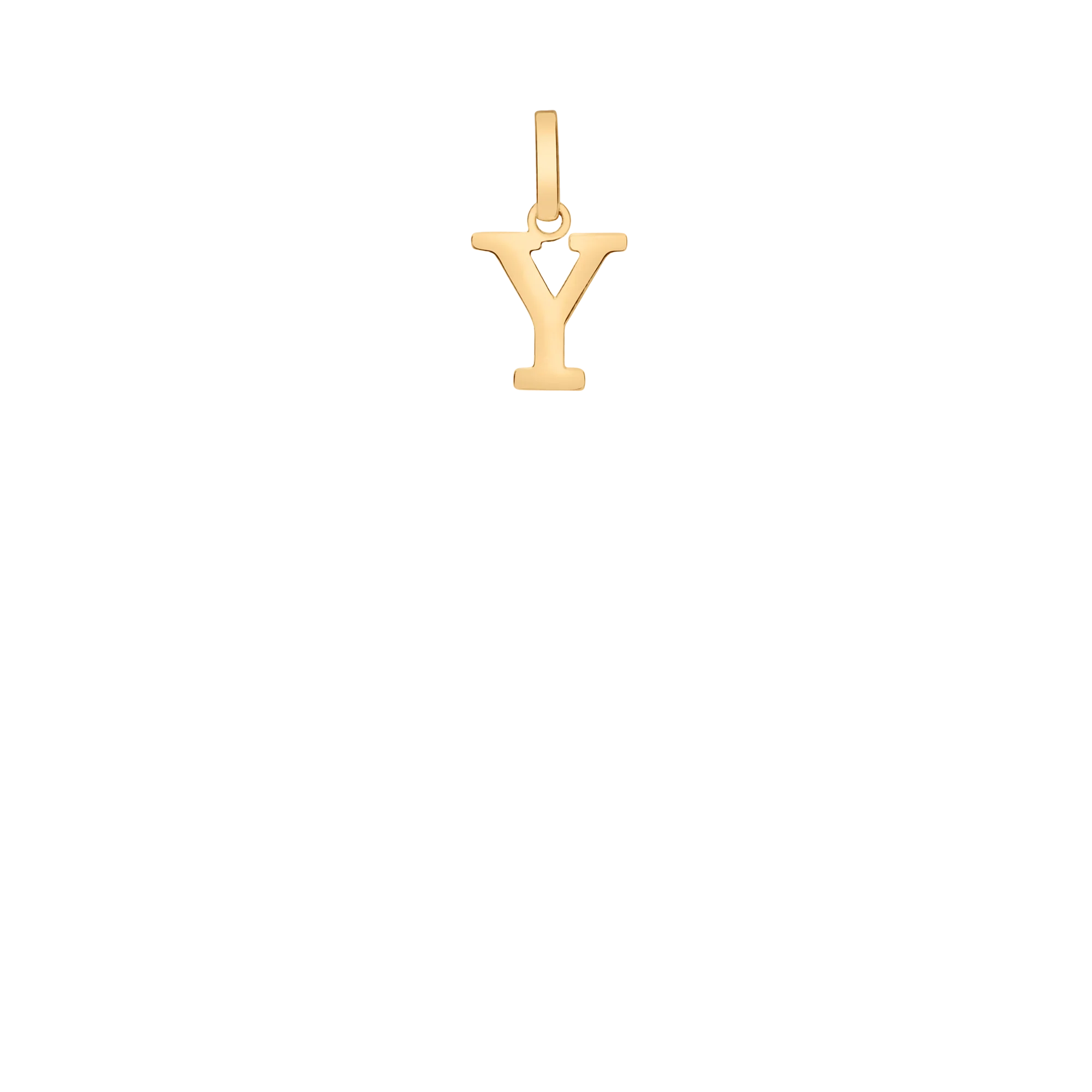 Letter pendant 0.17g 18K gold - Image 2
