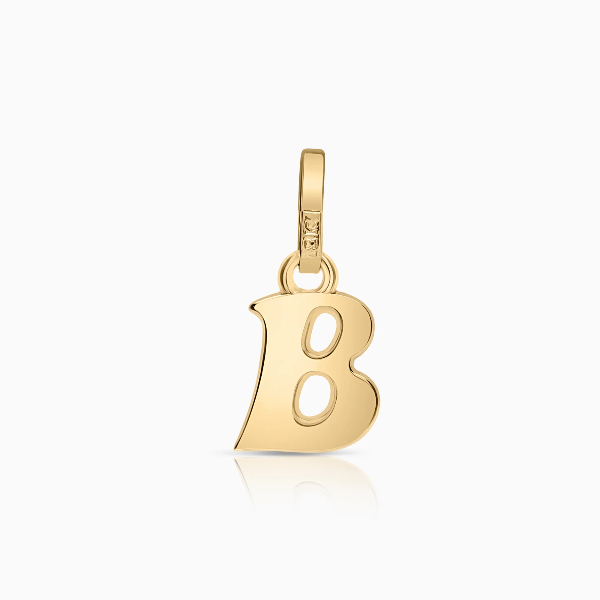 Letter pendant 0.25g 18K gold
