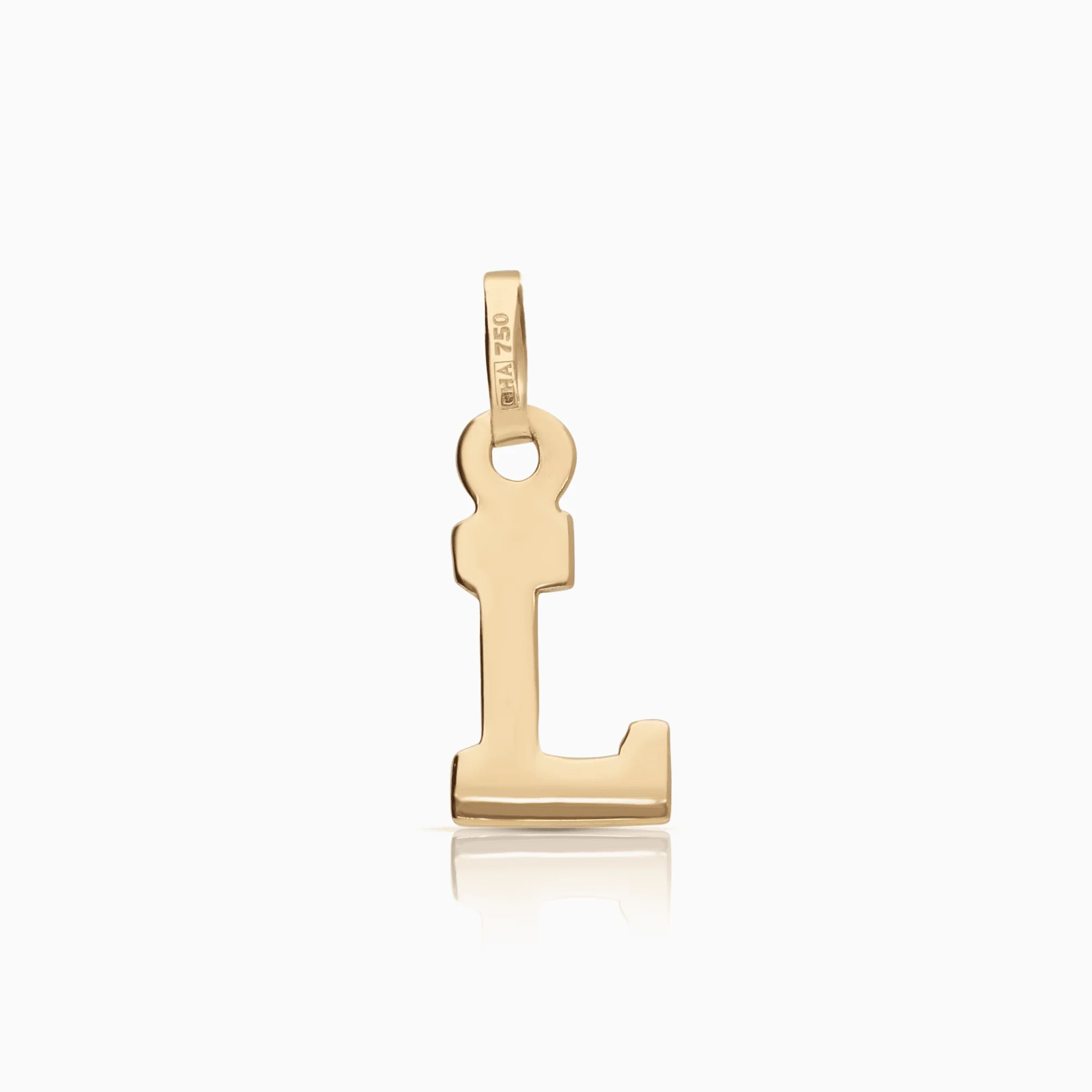 Letter Pendant 0.36g 18K Gold