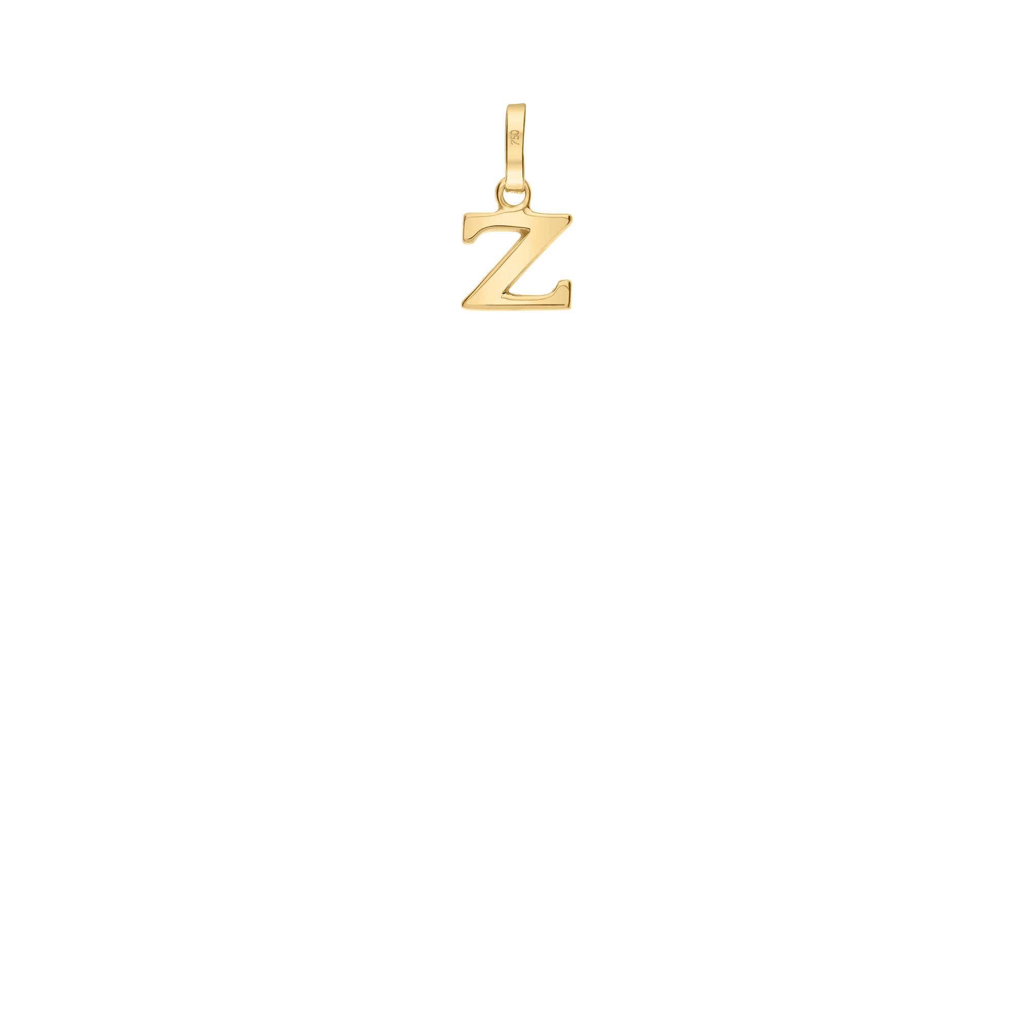 Pendant letter 0.38g 18K gold - Image 2