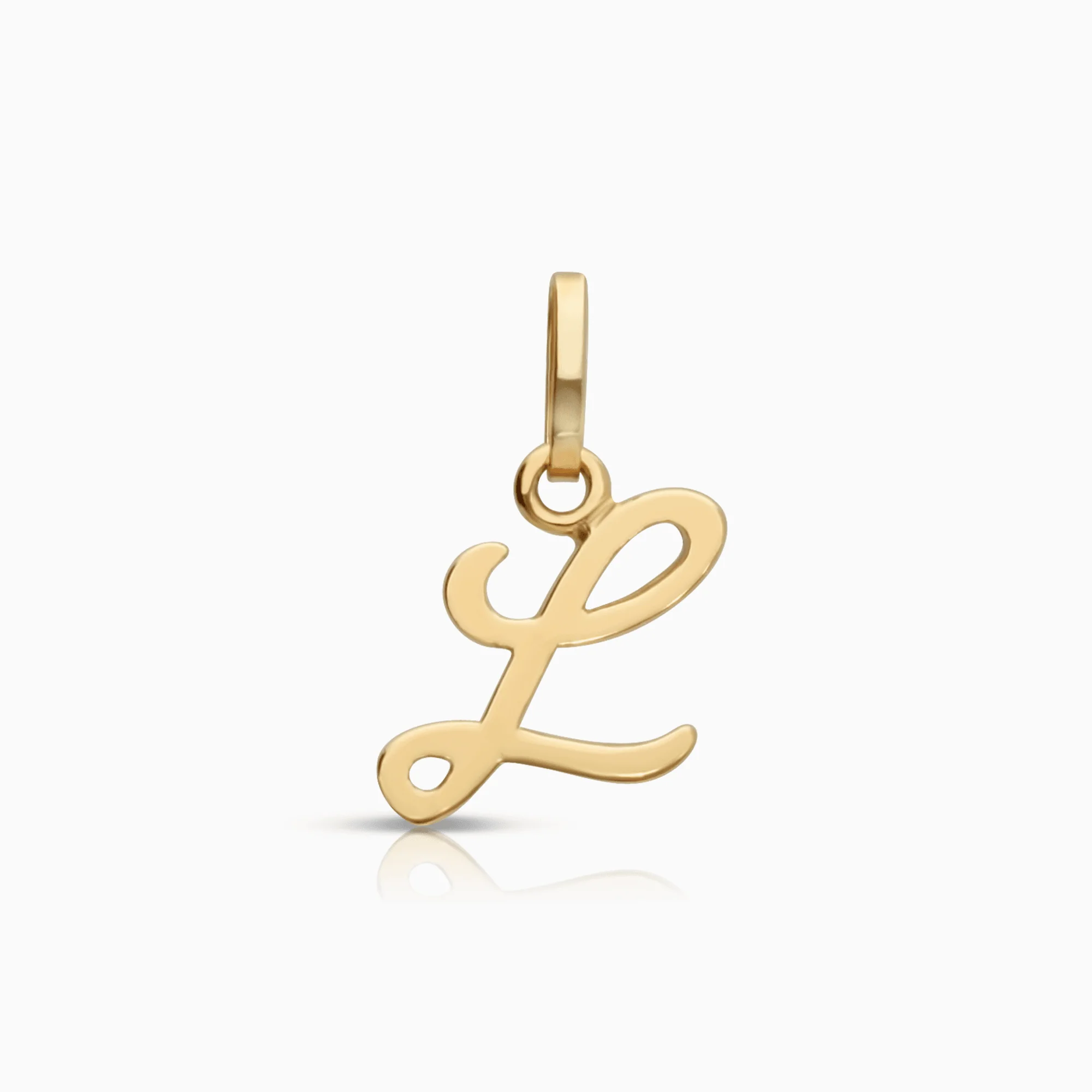Letter pendant 0.48g 18K gold