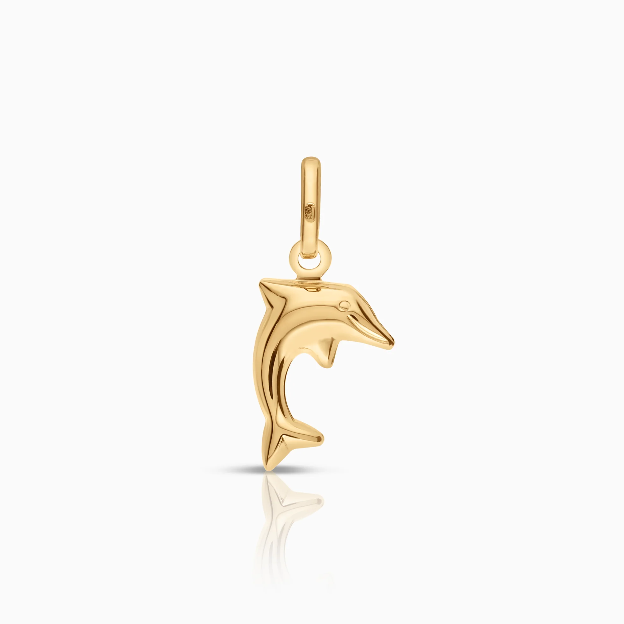 Dolphin pendant 0.18g 18K gold