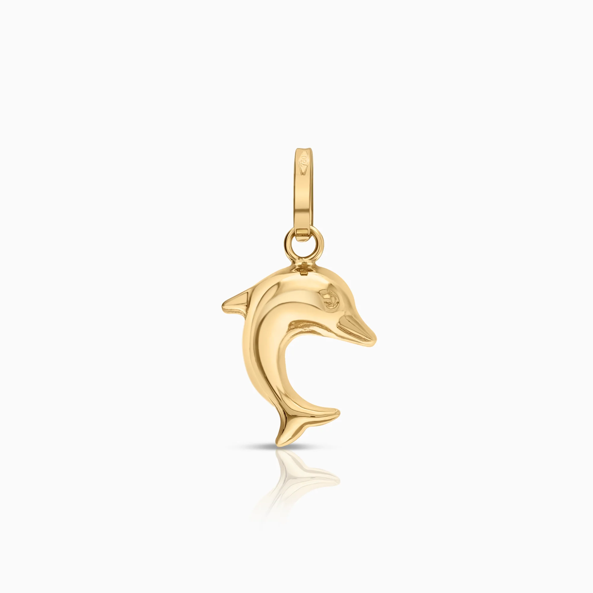 Dolphin pendant 0.35g 18K gold