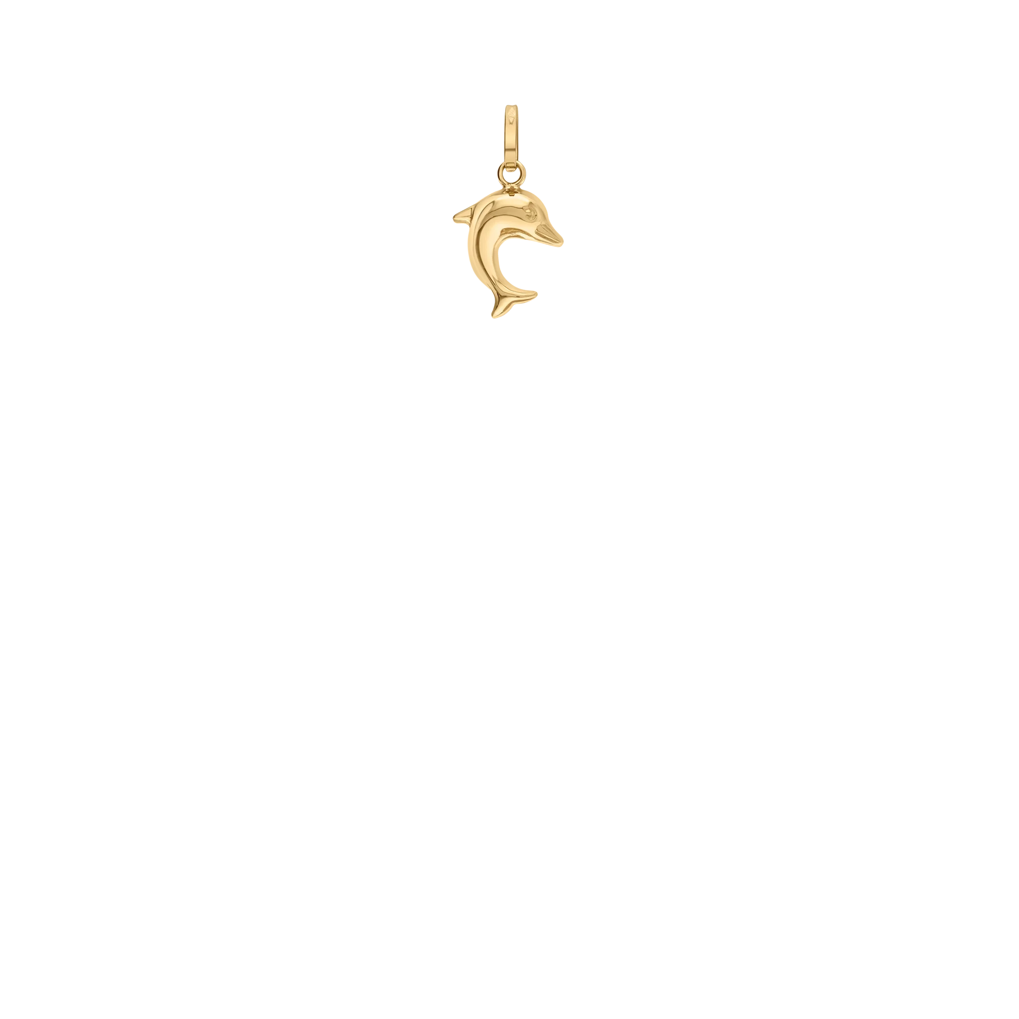 Dolphin pendant 0.35g 18K gold - Image 2