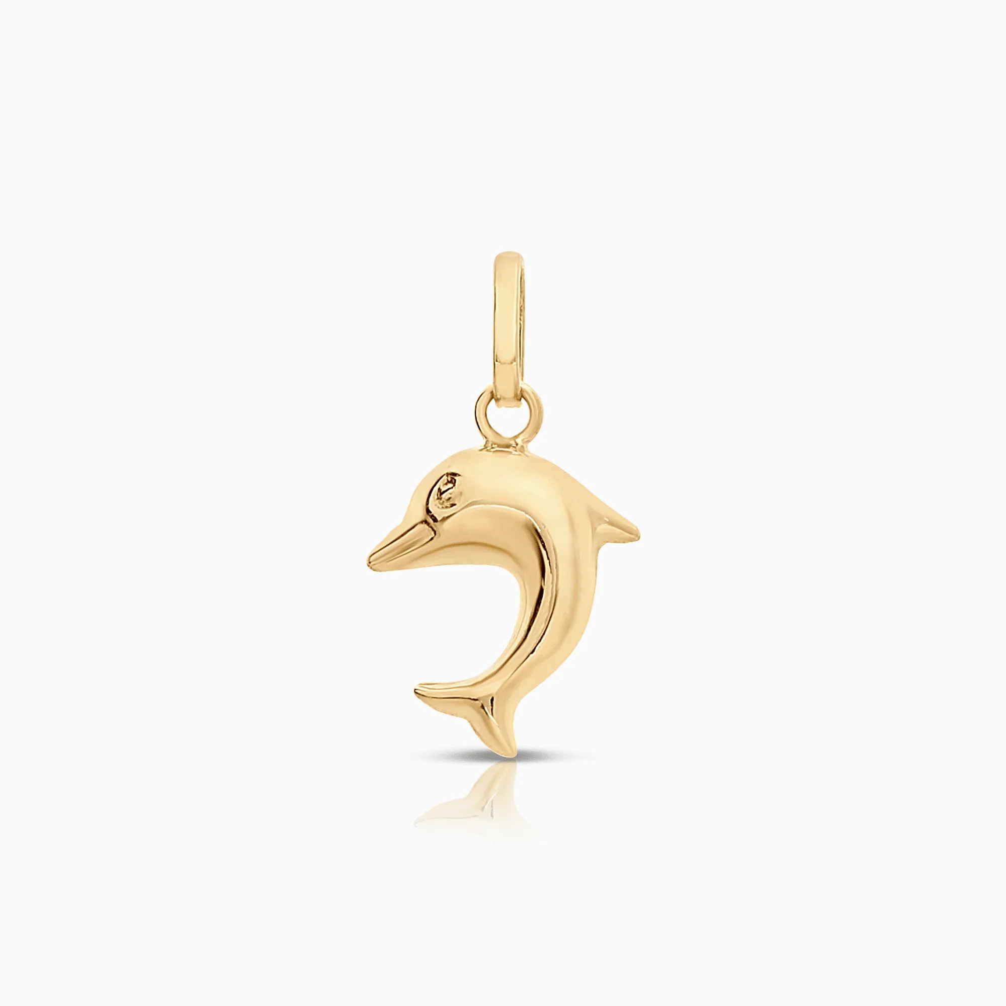 Dolphin pendant 0.36g 18K gold