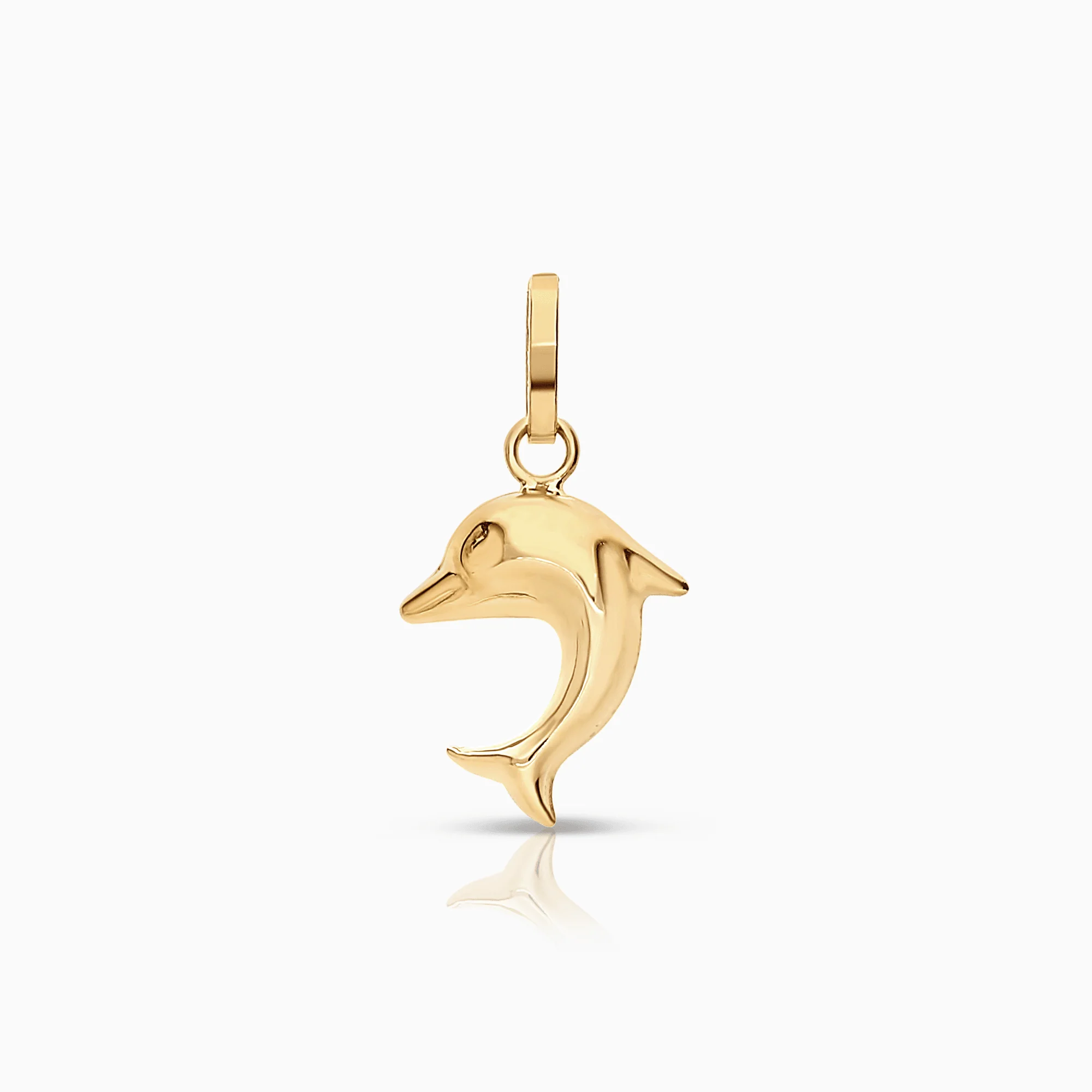 Dolphin pendant 0.37g 18K gold