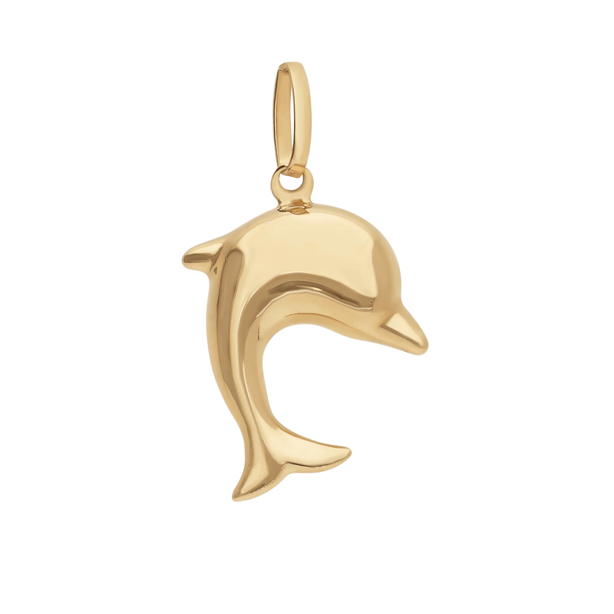 Pendant dolphin 0.71g 18K gold - Image 2