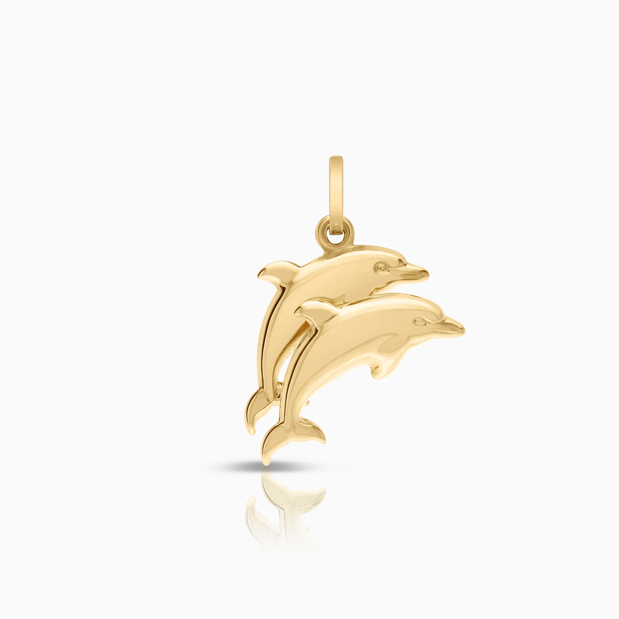 Dolphin pendant 1.04 g 18K yellow gold