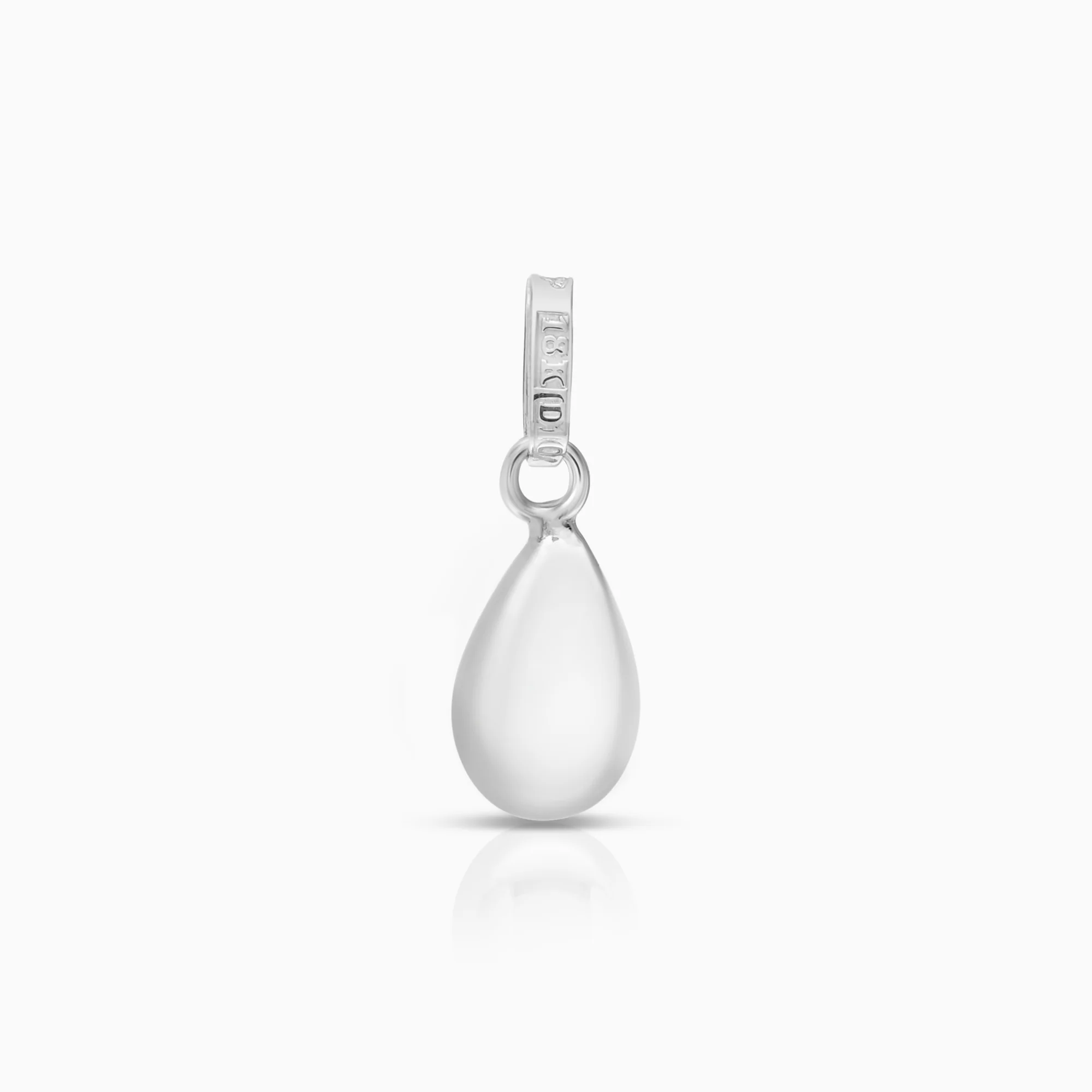 Drop pendant 0.41 g 18K white gold